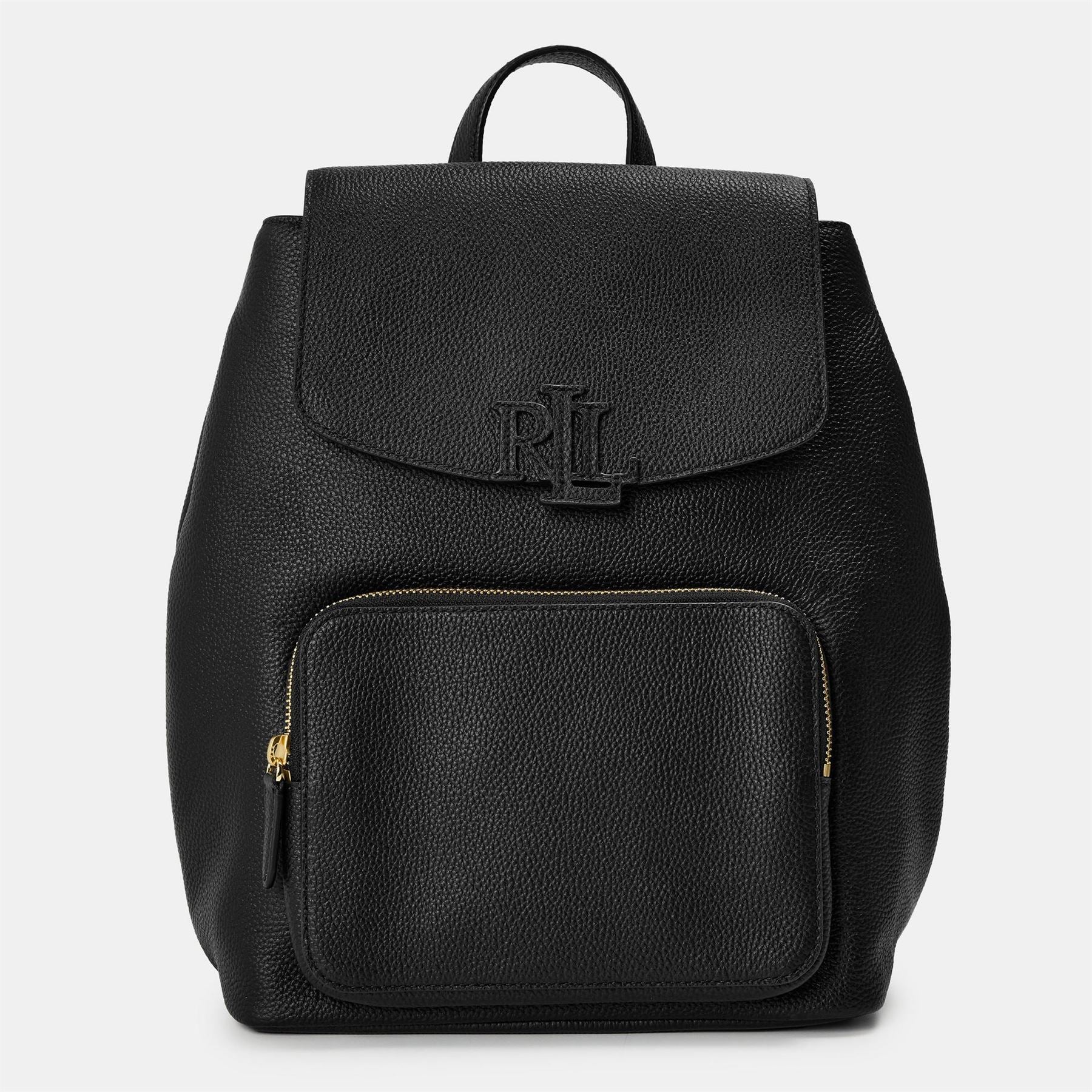 Lauren by Ralph Lauren Cameryan Rectangle Shape Backpack with Gold Tone Hardware