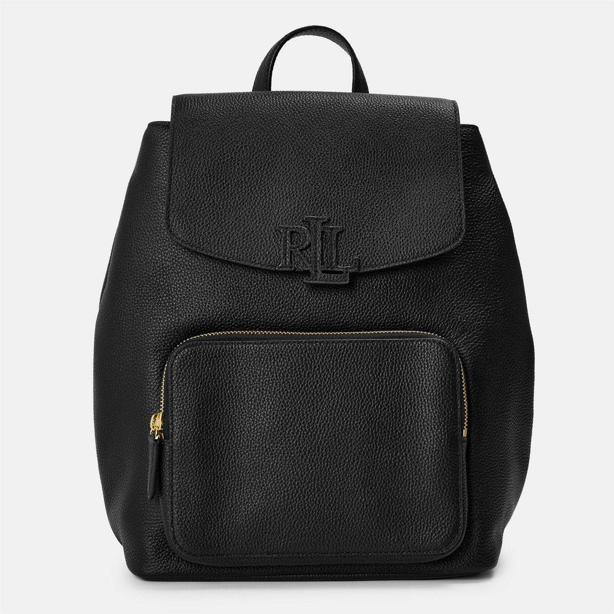 Lauren by Ralph Lauren Cameryan Rectangle Shape Backpack with Gold Tone Hardware