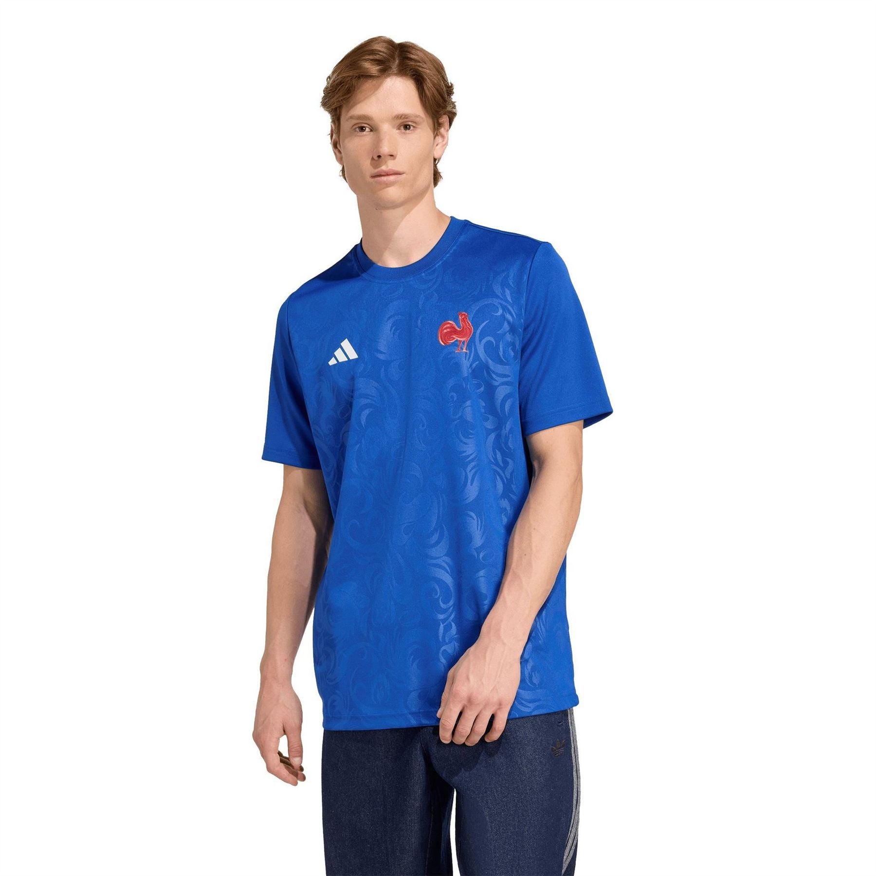 adidas France Rugby Supporter T-Shirt 2025 Adults
