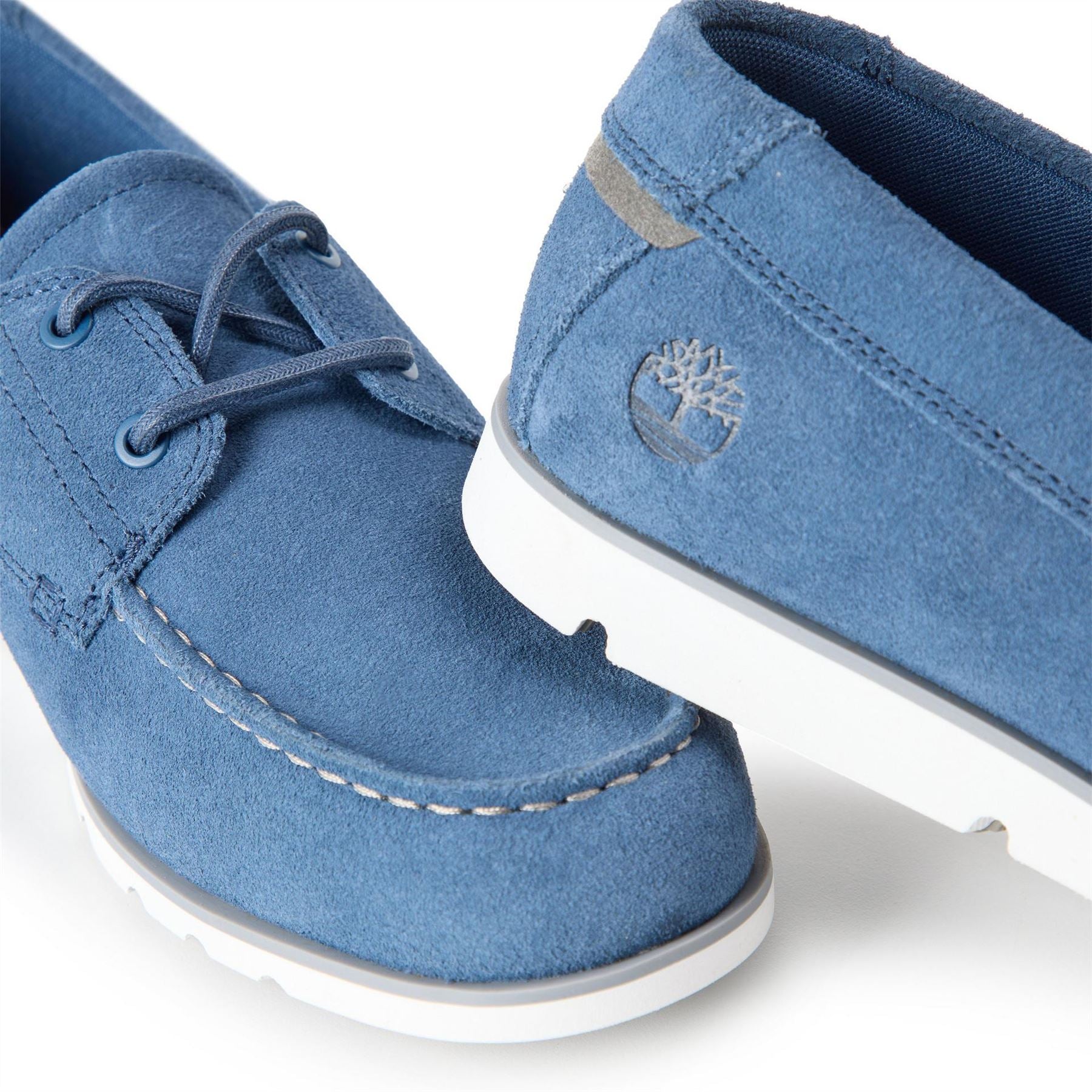 Timberland Grafton Bay Lace Up Dark Blue Boat Shoes