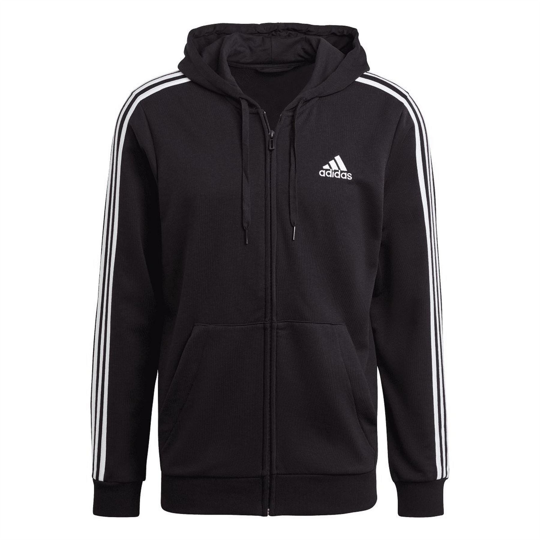 adidas Essentials 3-Stripes Full Zip Hoodie