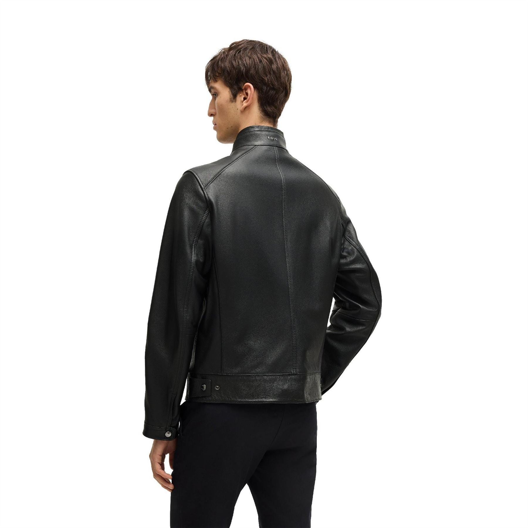 Boss Mens H Mansell3 10257647 01 Leather Jacket