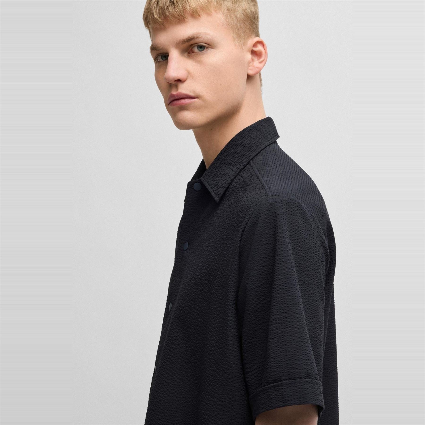 Boss Lapoully Seer Plain Short Sleeve Shirt