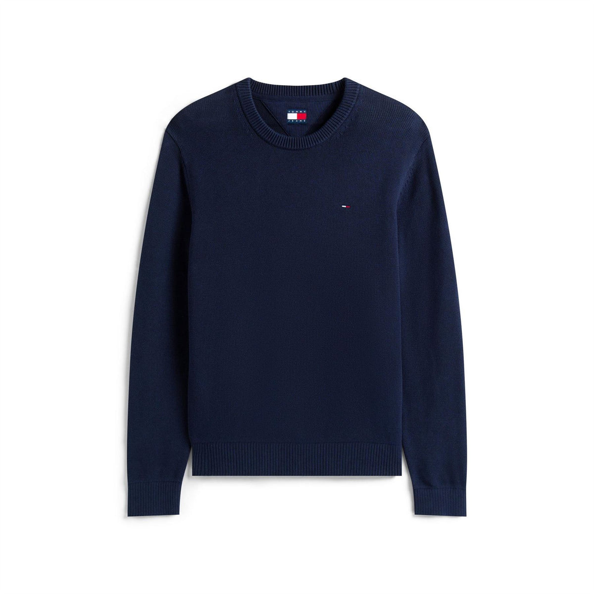 Tommy Jeans Slim Ess Cotton Slim Fit Crew Neck Jumper