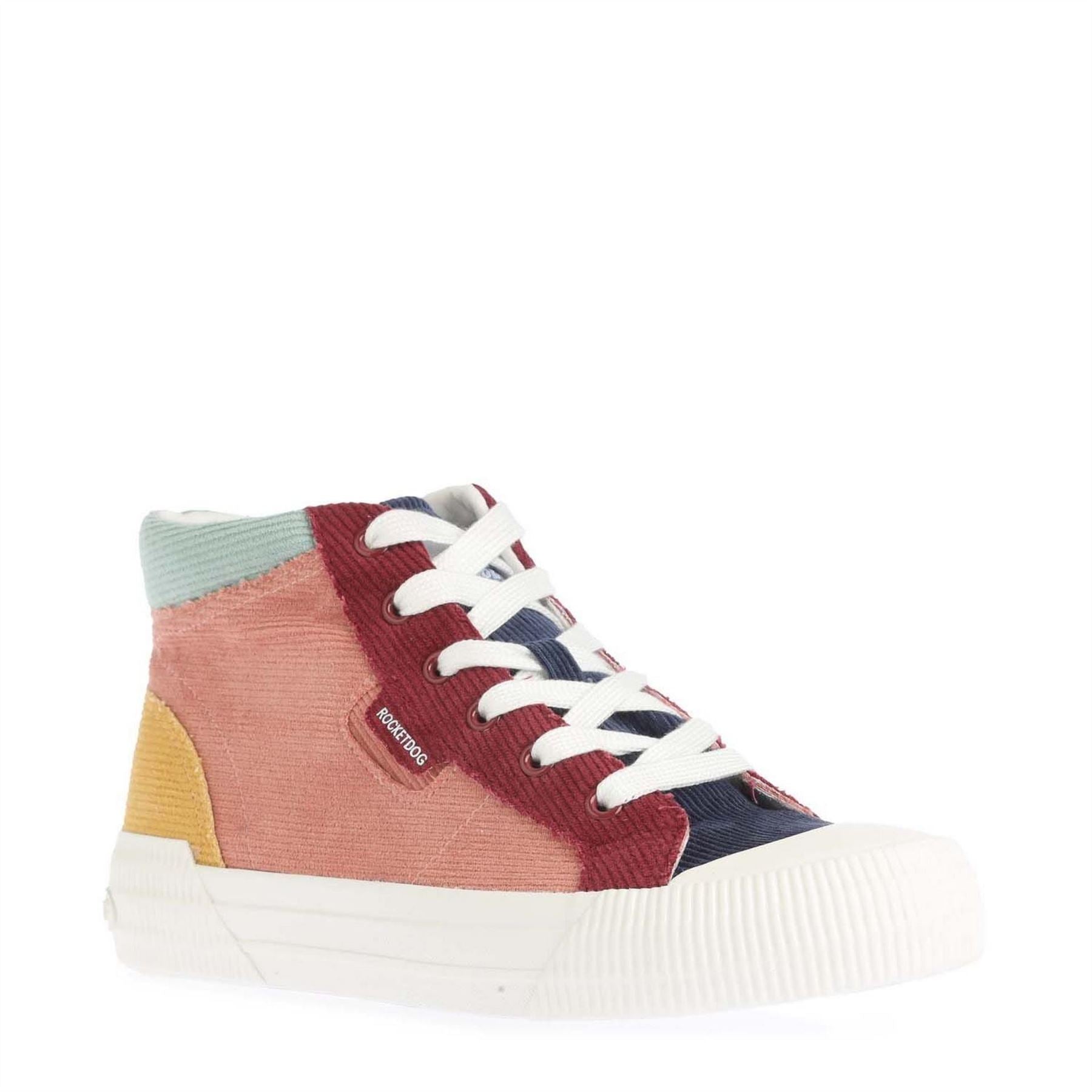 Rocket Dog Corduroy High Top Trainers