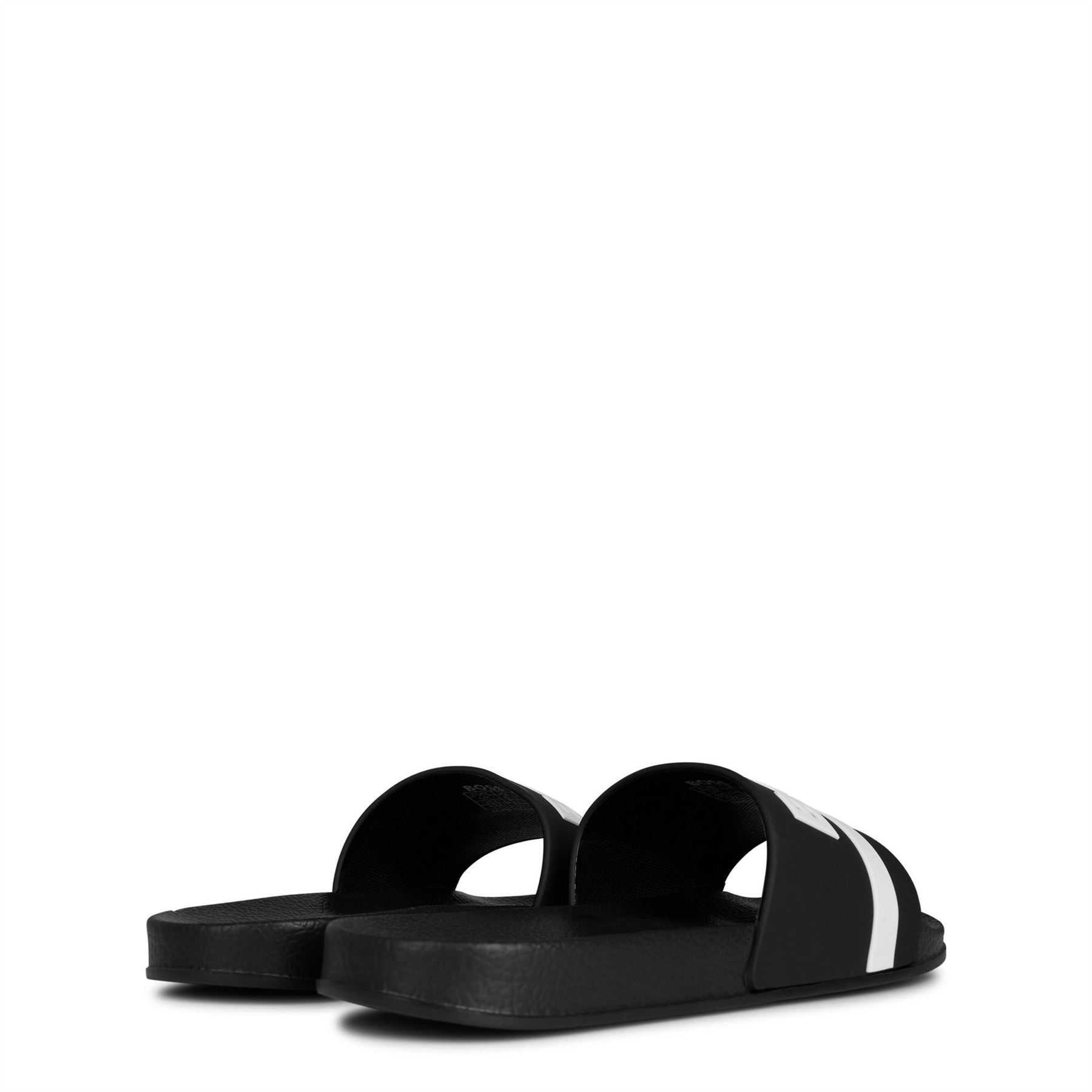 Boss Logo Sliders With Logo Design Sandals