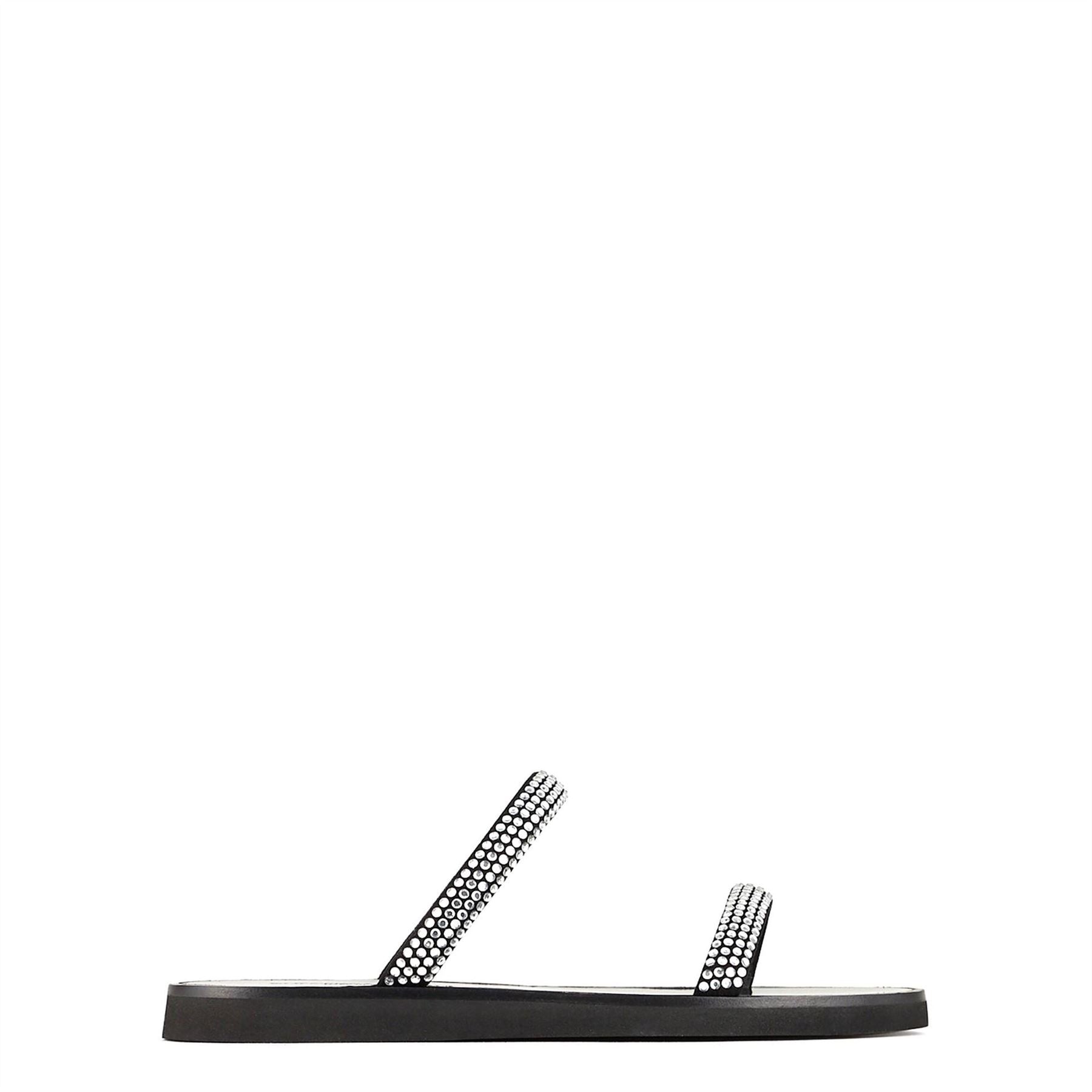 Emporio Armani 2 Strap Flat Sandals