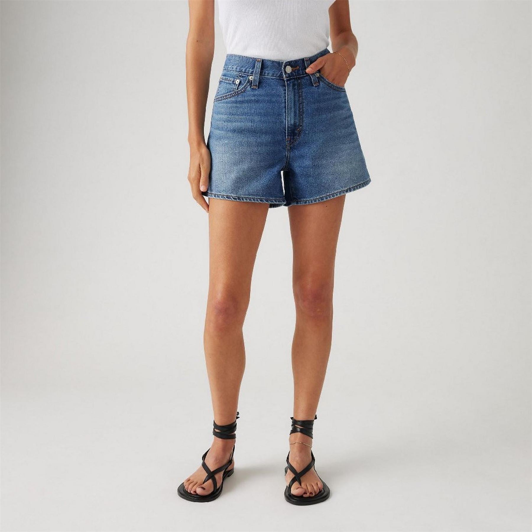 Levis Mom Denim Shorts