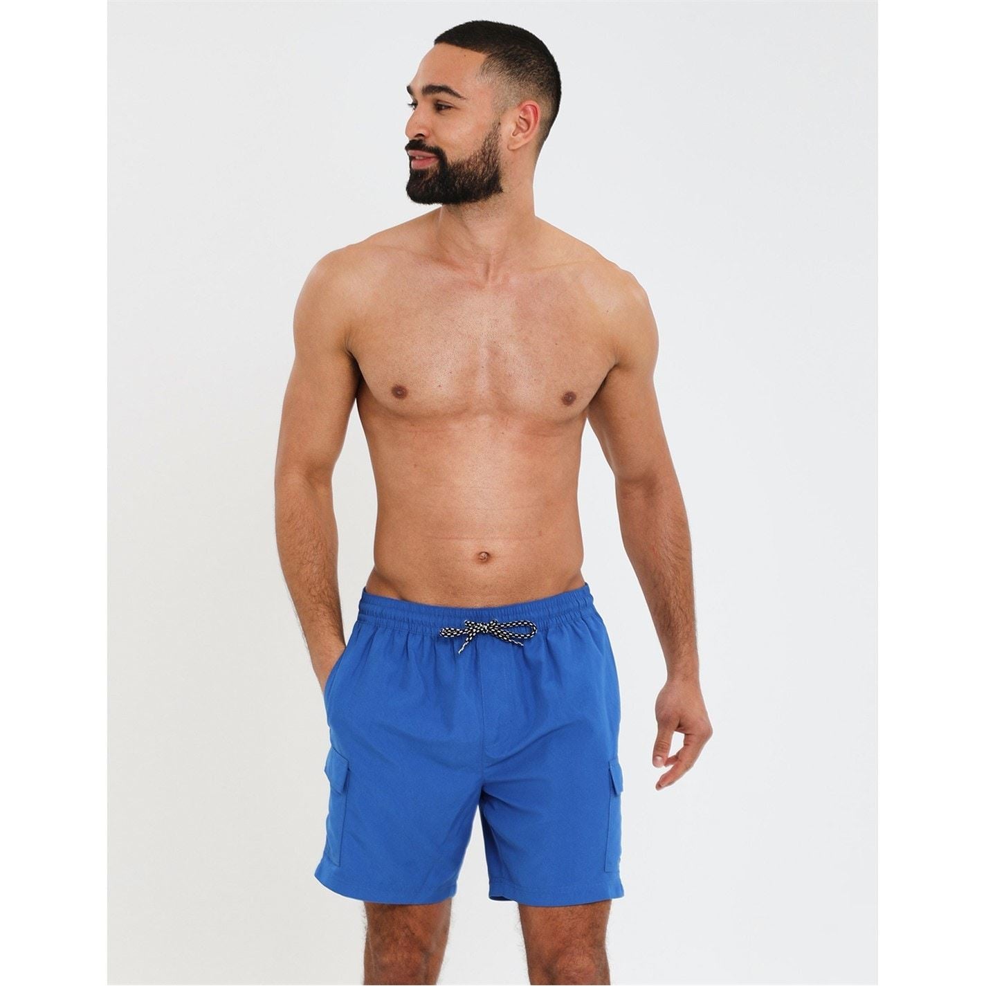 Threadbare Saxn Relaxed Fit Swim Shorts