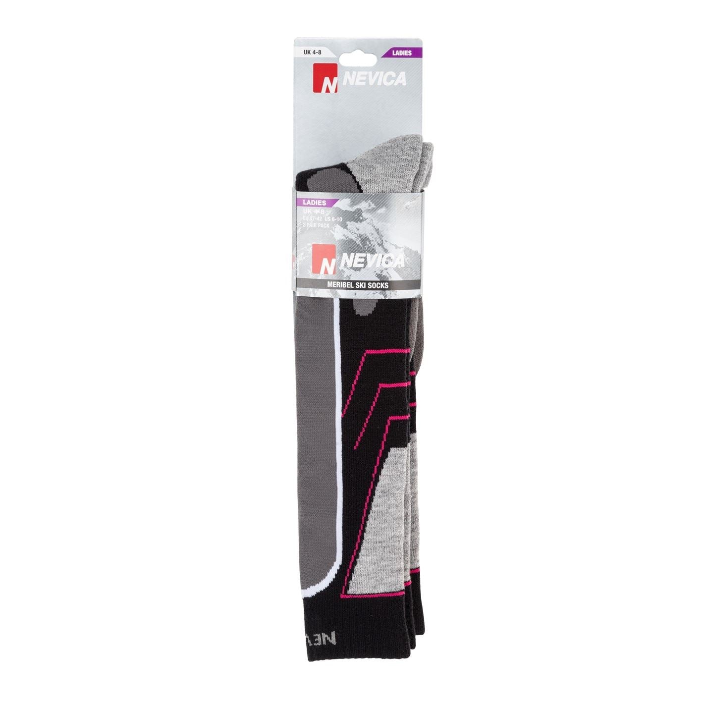 Nevica Womens Meribel 2 Pack Ski Sock