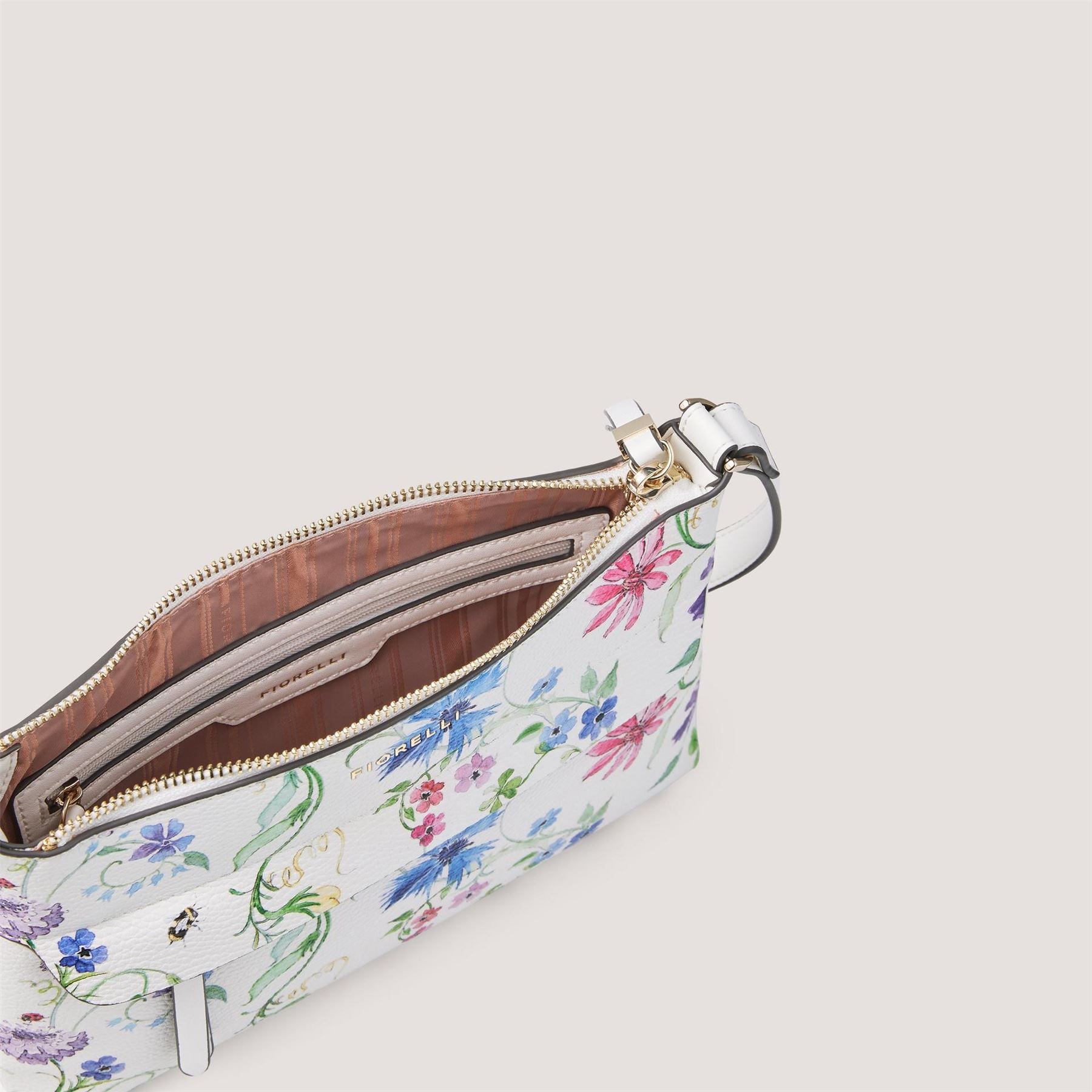Fiorelli Crossbody Color Block Handbag with Detachable Strap