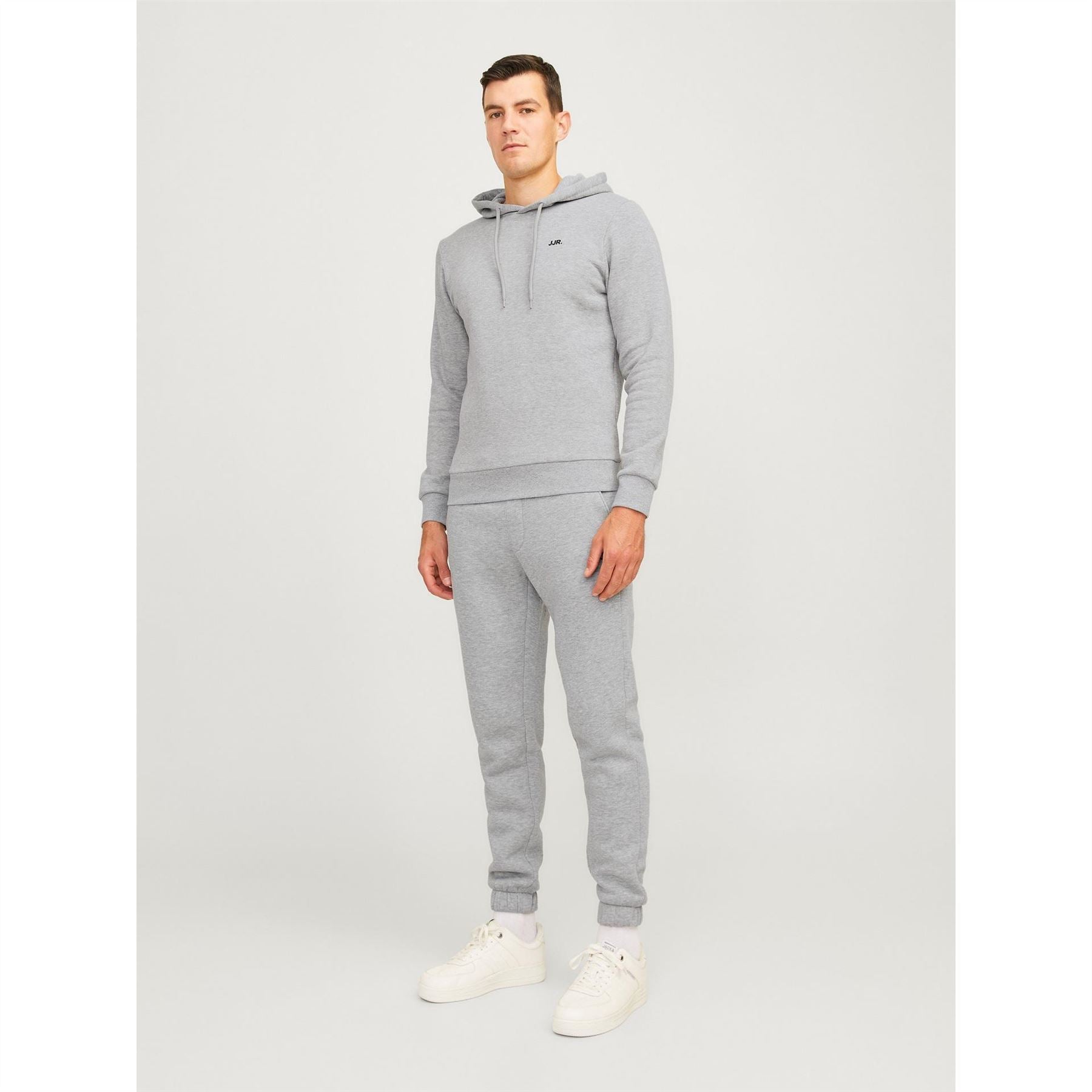 JJ Rebel Long Sleeve Logo Print Hooded Sweatshirt