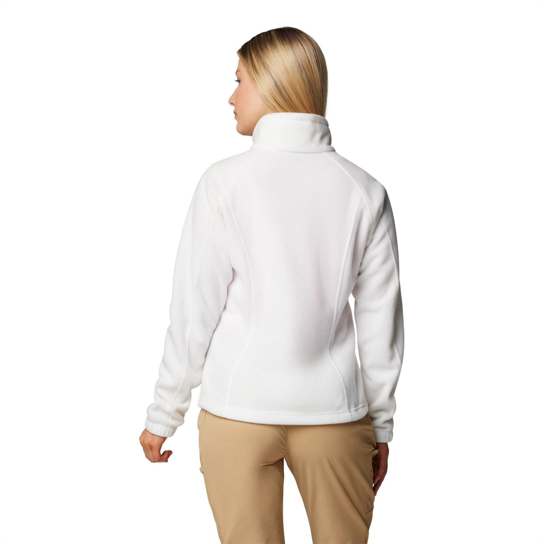 Columbia Benton Solid Patterned Full Zipper Ribbed Cuff Jacket