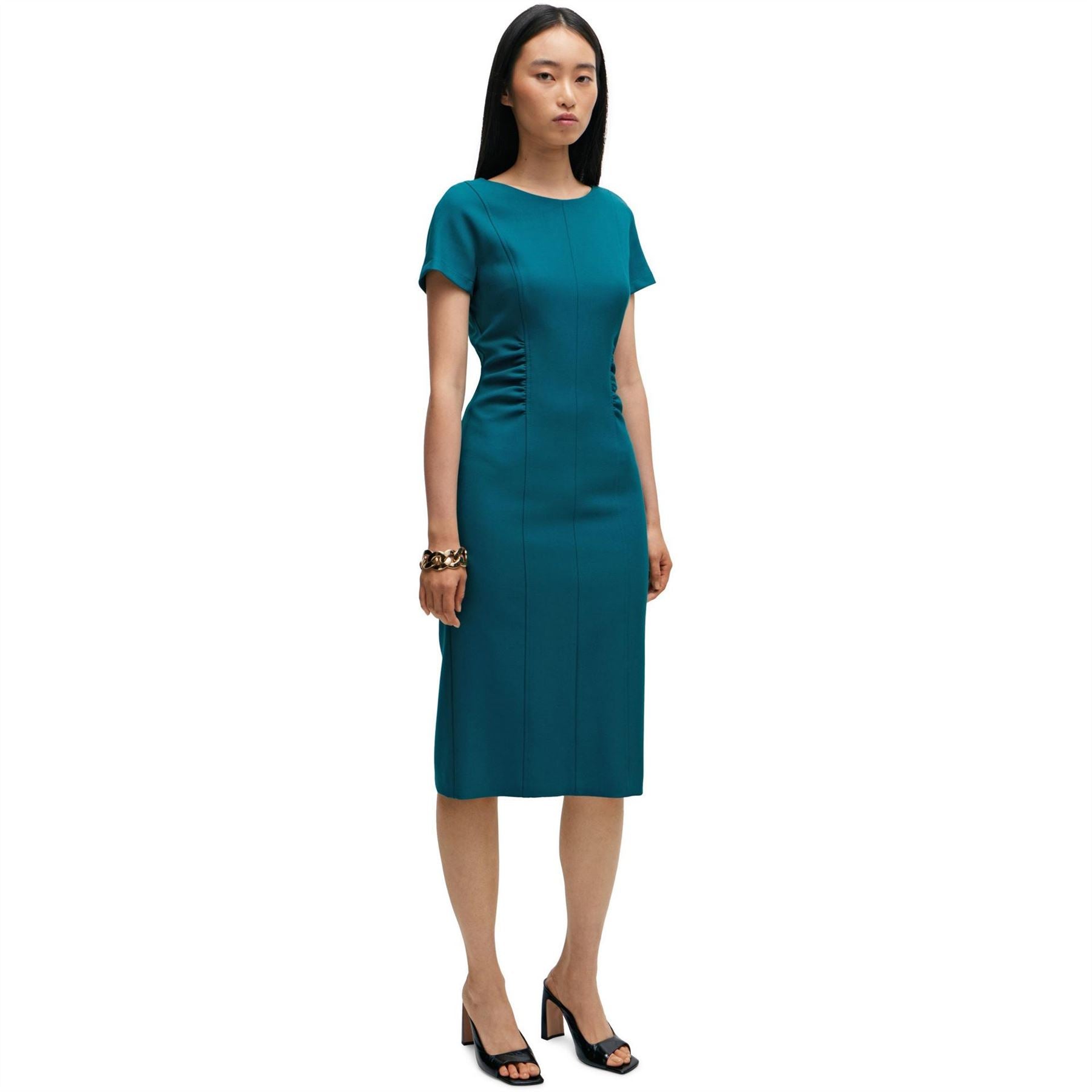 Boss Crew Neck Midi Dress