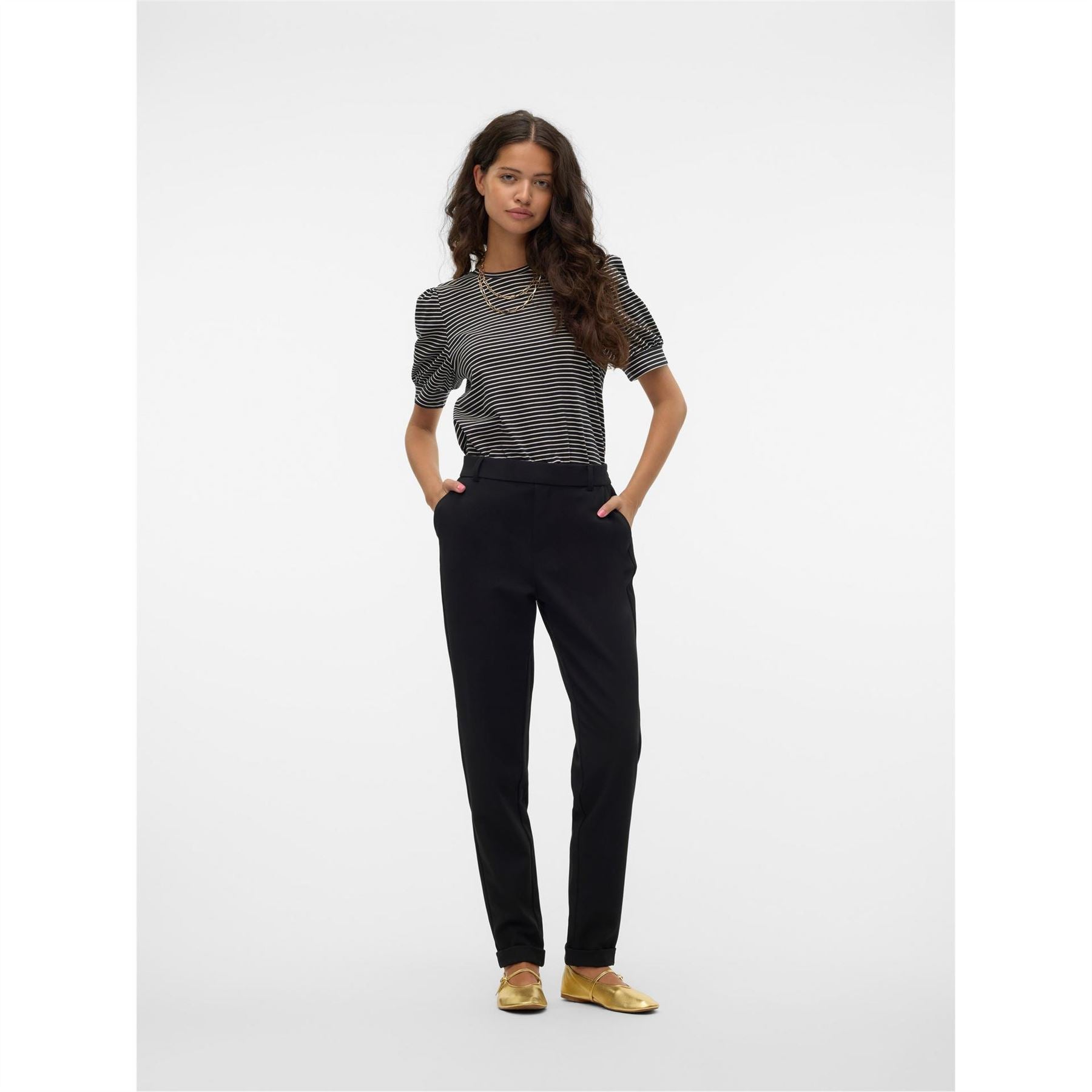 Vero Moda Maya Solid Colour Tailored Trousers