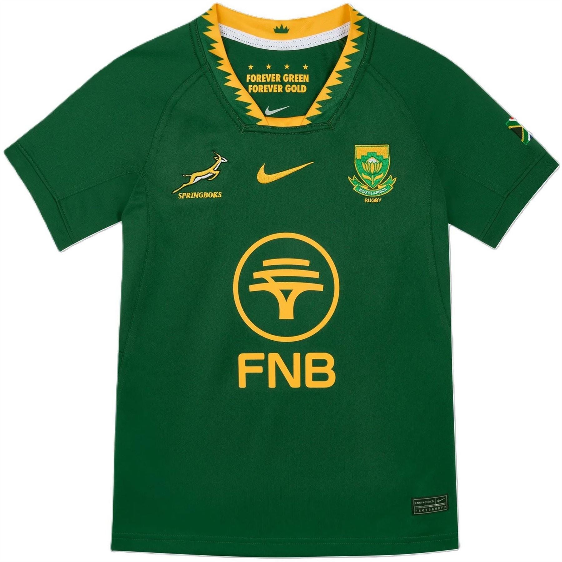 Nike Springboks Stadium Home Shirt 2025 2026 Juniors