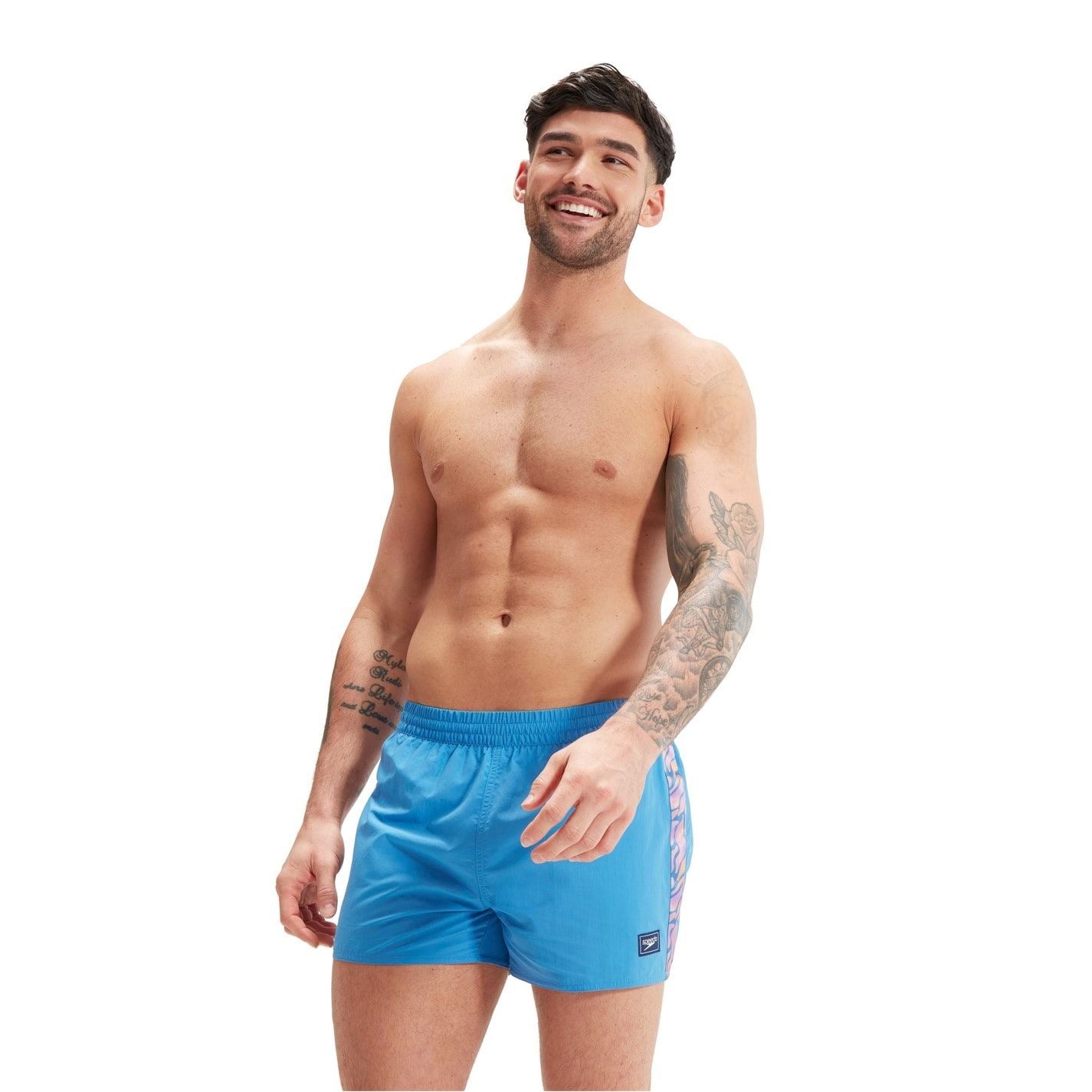 Speedo Retro 13 Inch Side Strip Swim Shorts