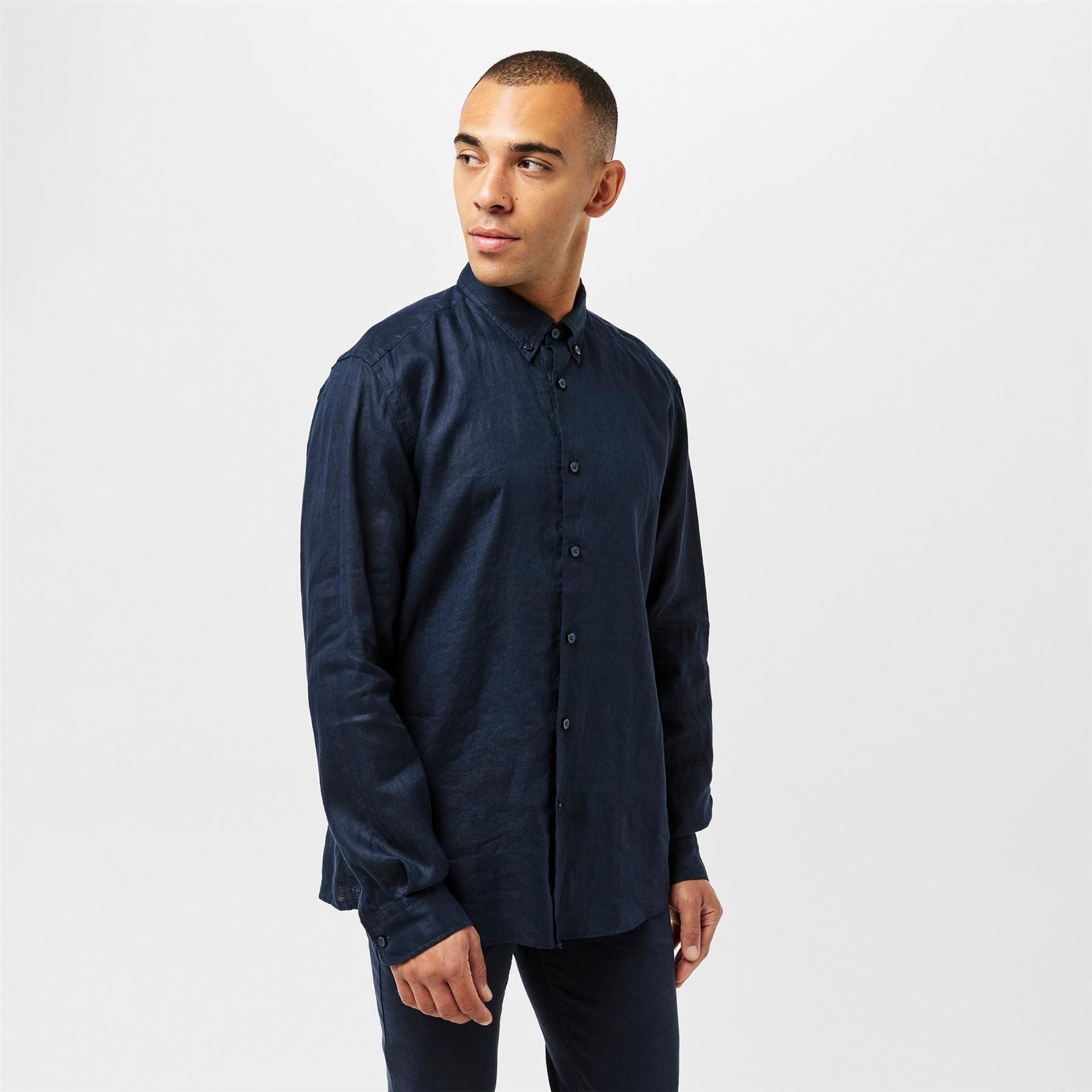 Boss Liam Oxford Regular Fit Long Sleeve Shirt
