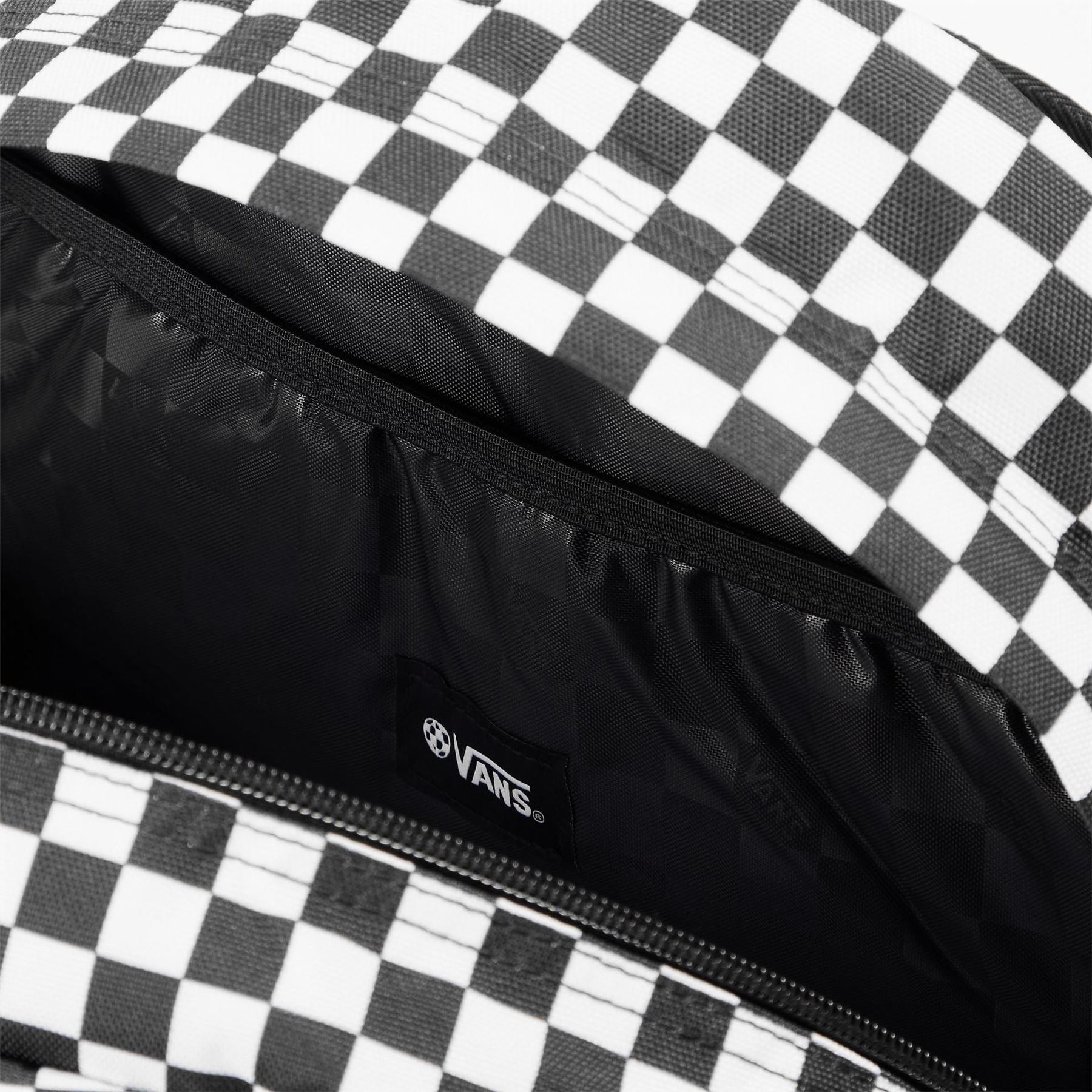 Vans Old Skool Plaid Print Logo Patch Backpack