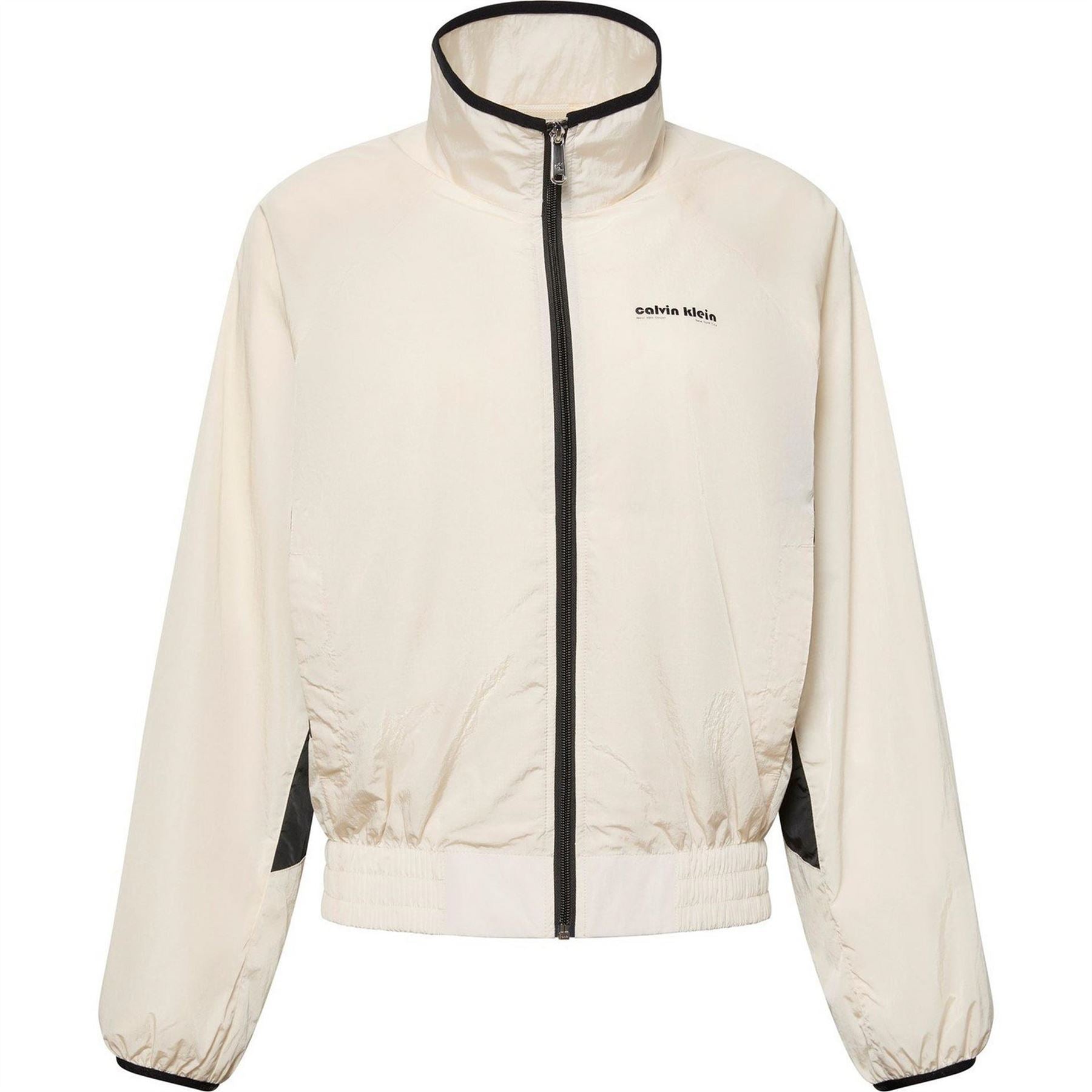Calvin Klein Jeans Retro Track Funnel Neck Long Sleeve Windbreaker