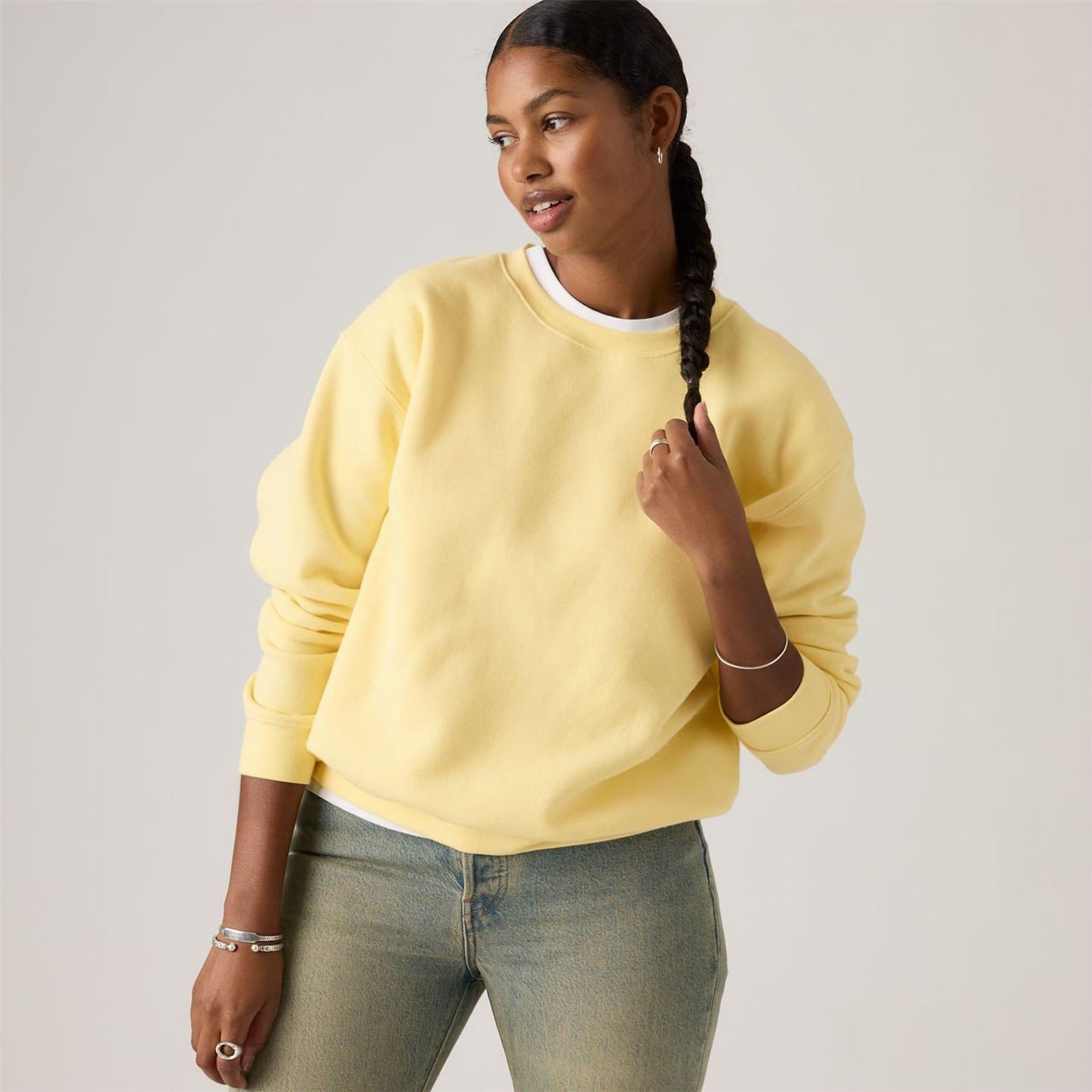 Levis Womens Boxy Crew Neck H126 Pin