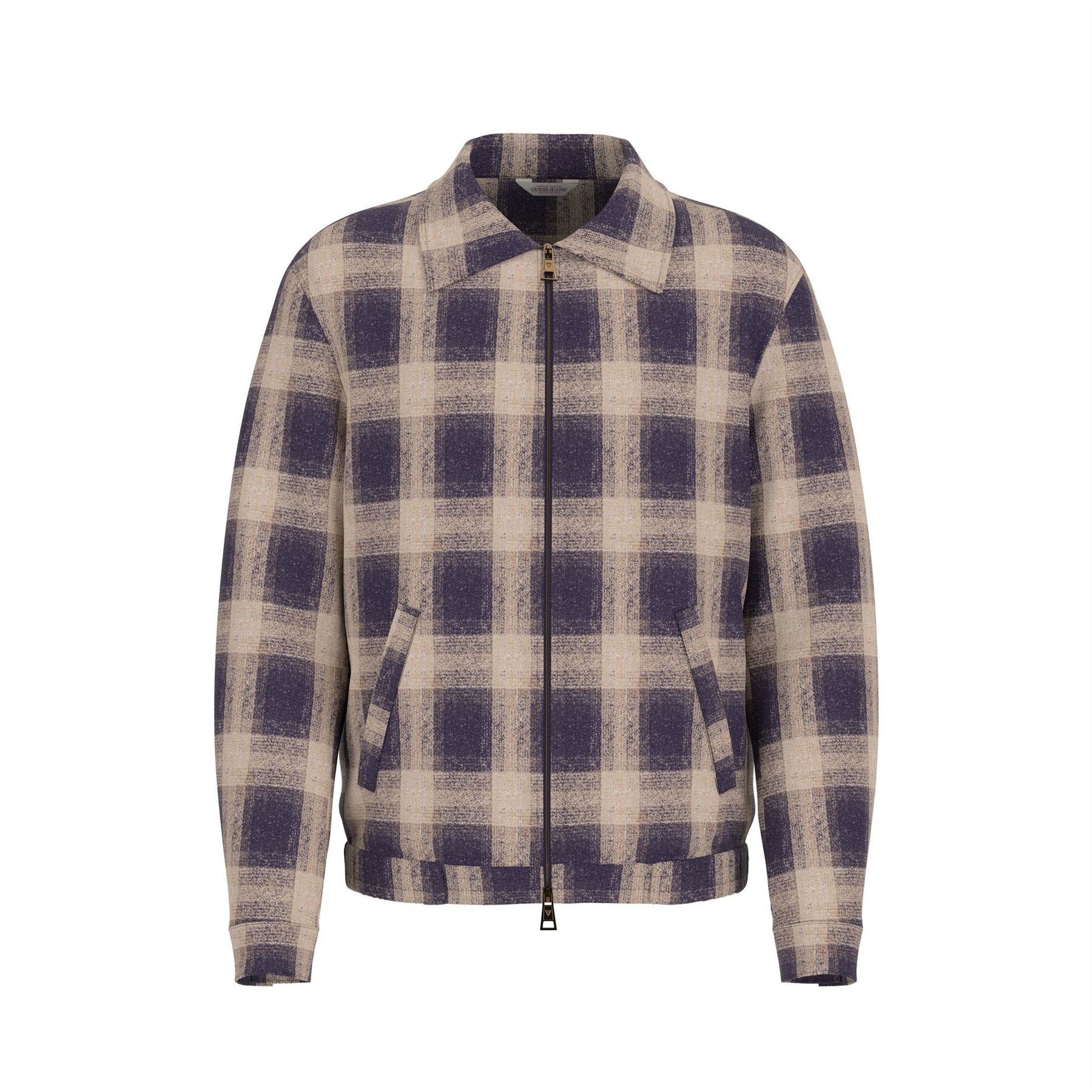 Guess Plaid Wool Jacket Sn54