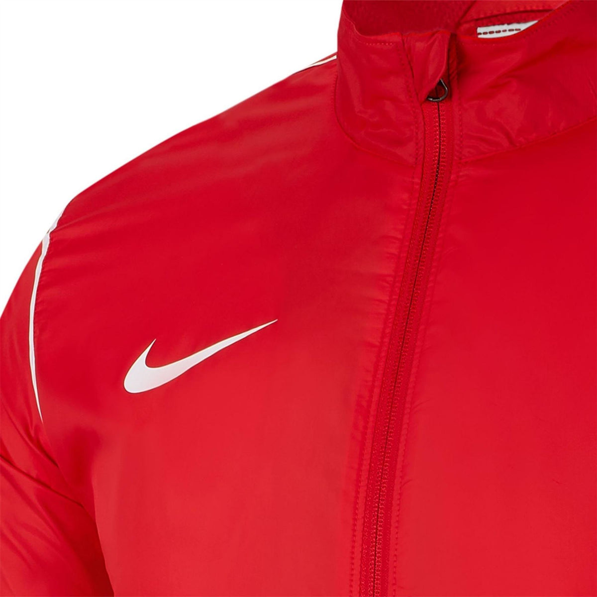Nike Solid Patterned Rain Jacket with Side Stripes
