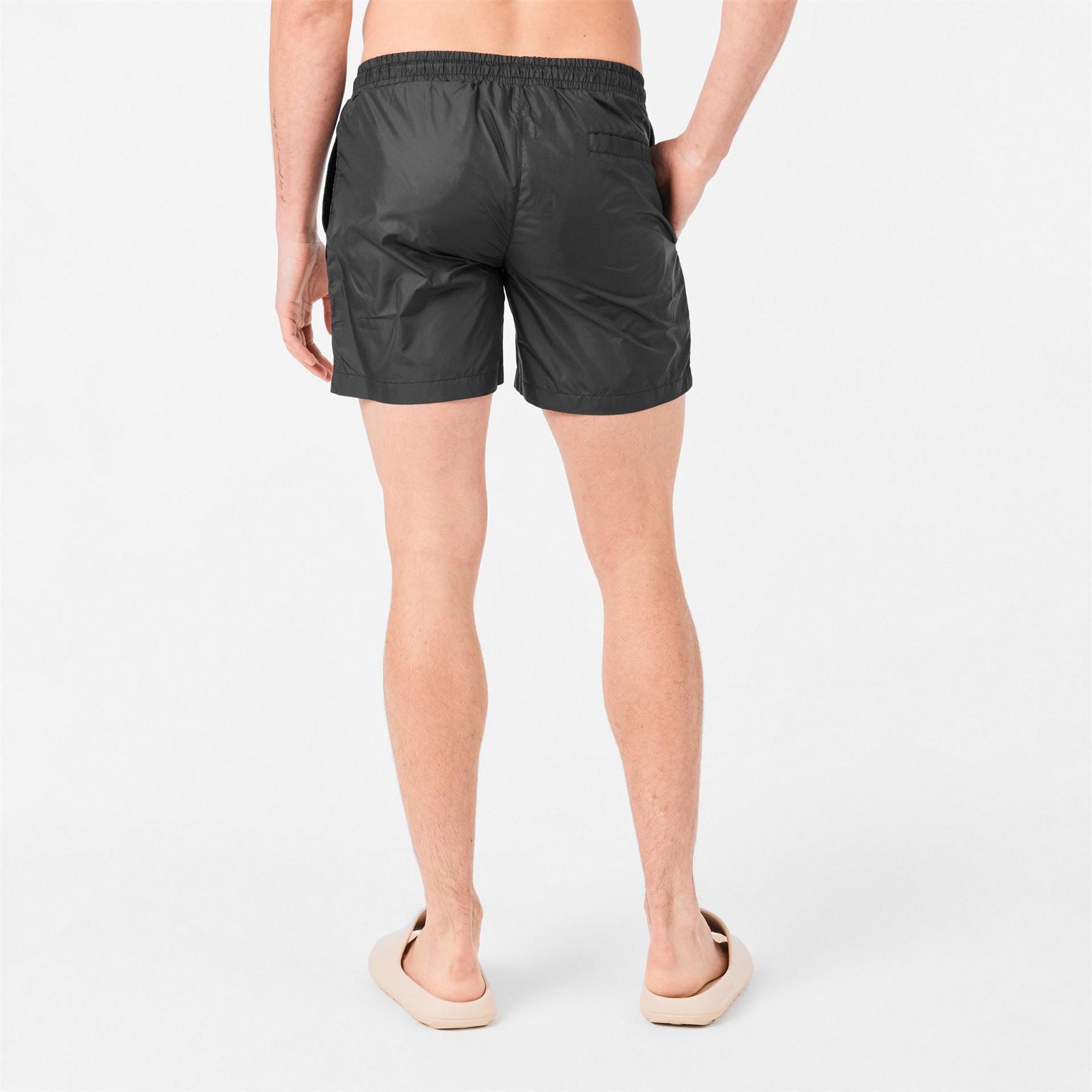 Societe Noir Relaxed Fit Swim Short with Lettering