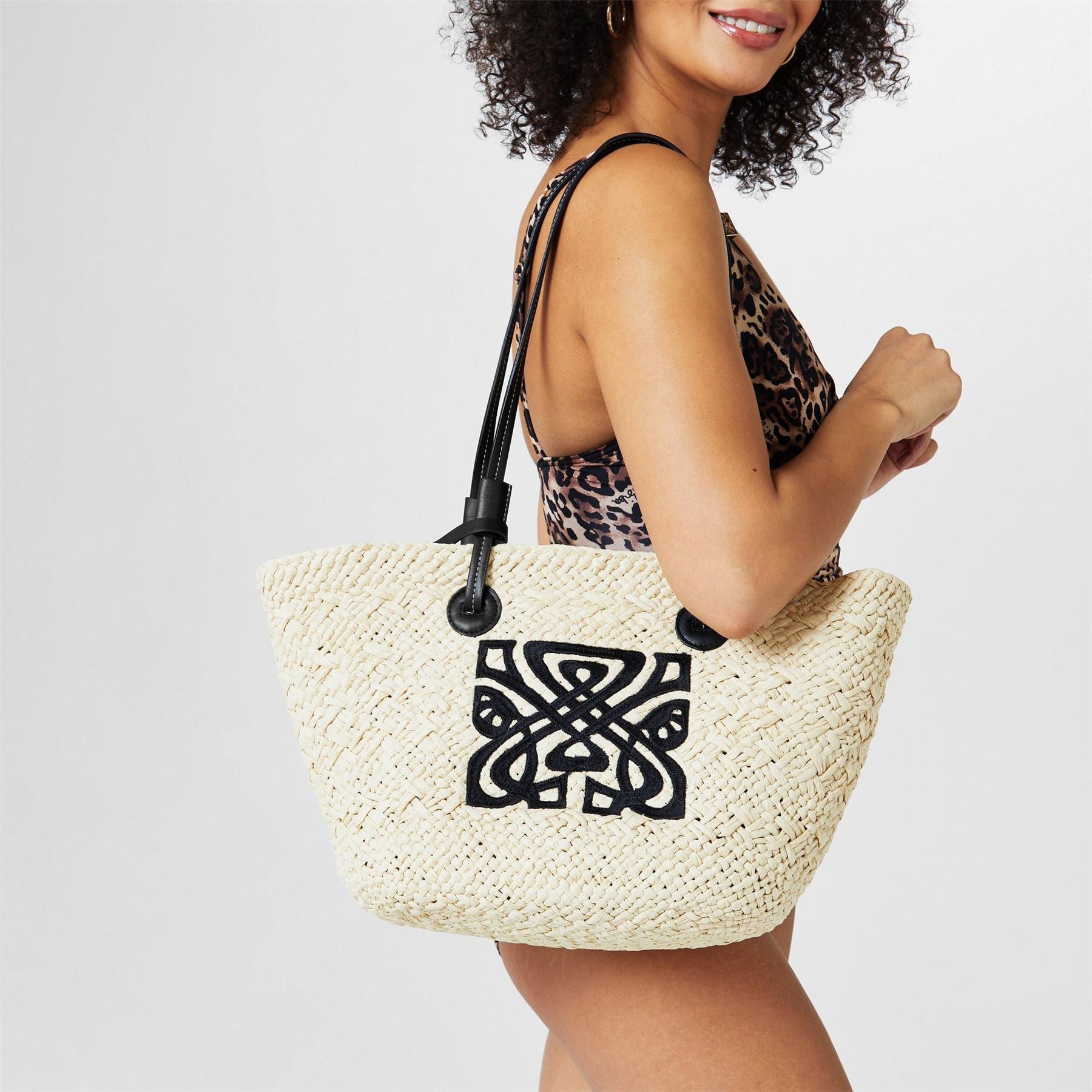 Biba Straw Beach Bag