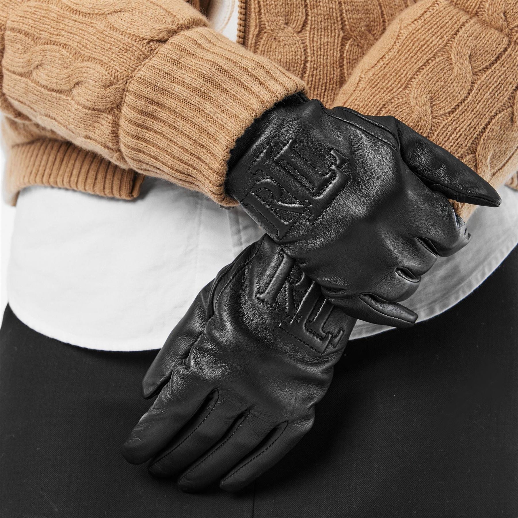 Lauren by Ralph Lauren Embossed Gloves