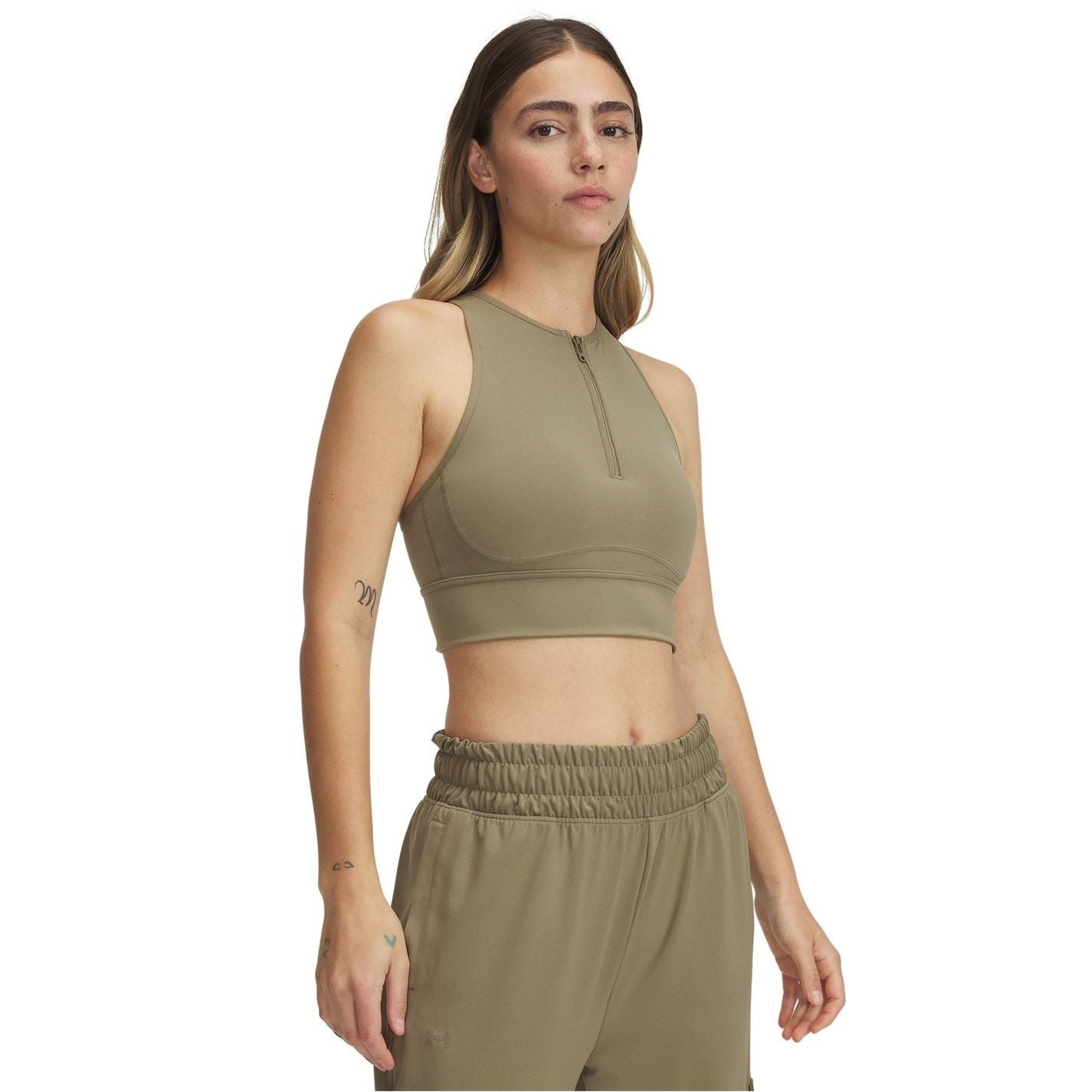 Under Armour Meridian Zip Neck Sleeveless Snug Fit Tank