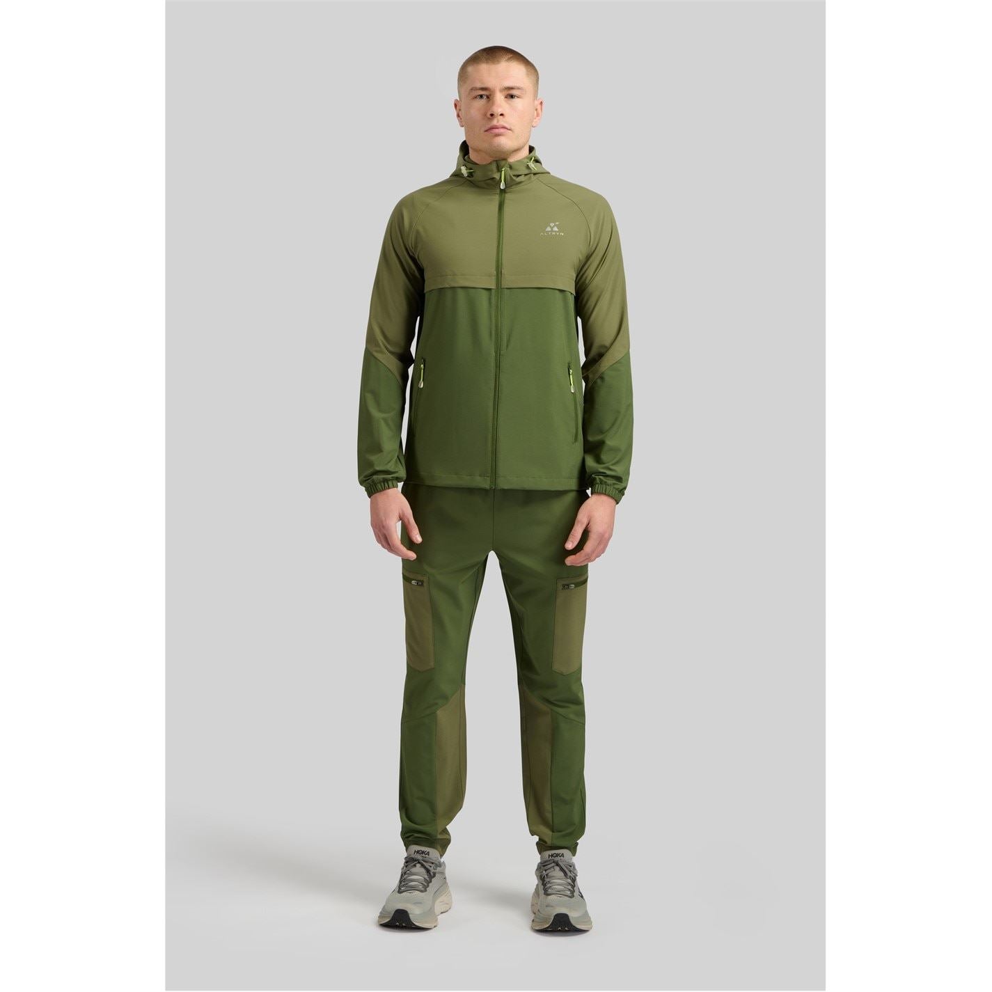 ALTRYN Closed Hem Poly Joggers