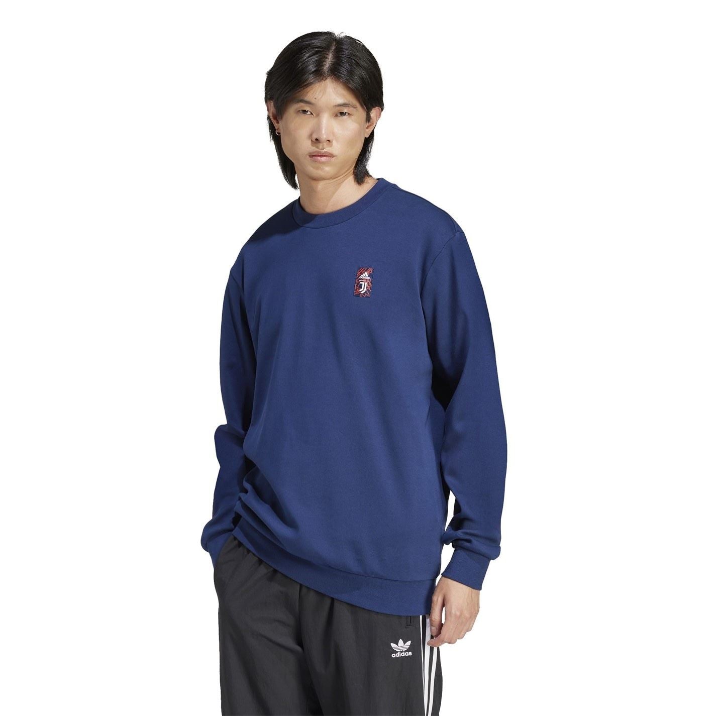 adidas Mens Juventus Cultural Story Crew Sweatshirt