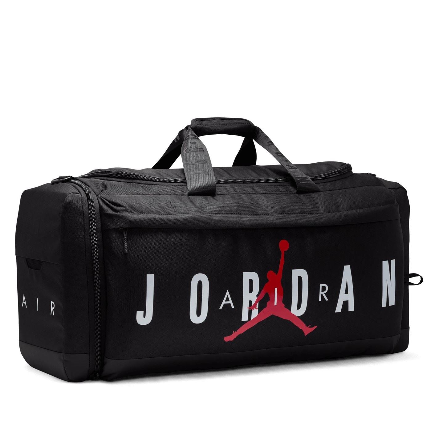 Air Jordan Graphic Print Duffle Bag with Logo