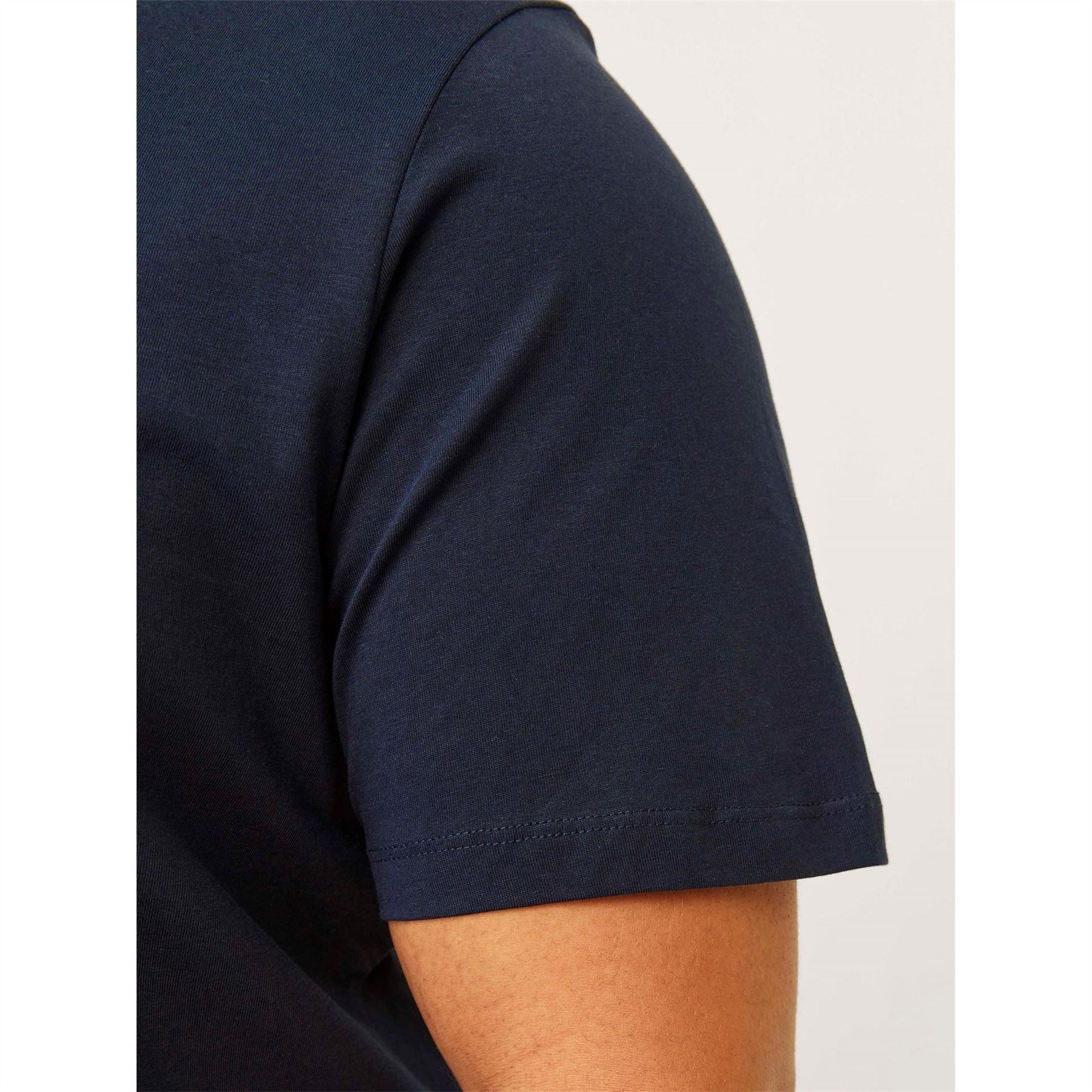 Jack and Jones Mens Corp Logo T-Shirt Plus Size