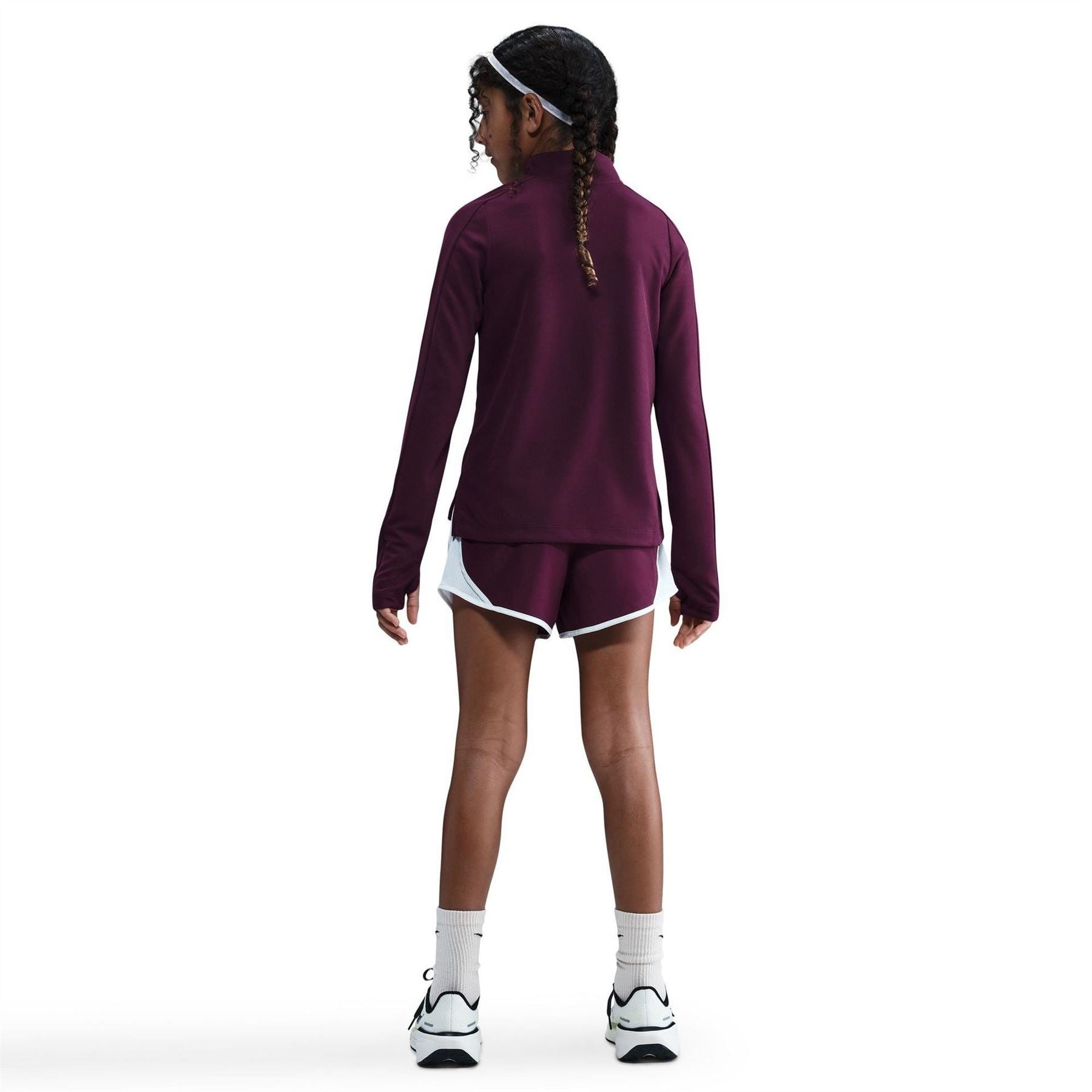 Nike Older Girls Dri Fit Long Sleeve Half Zip