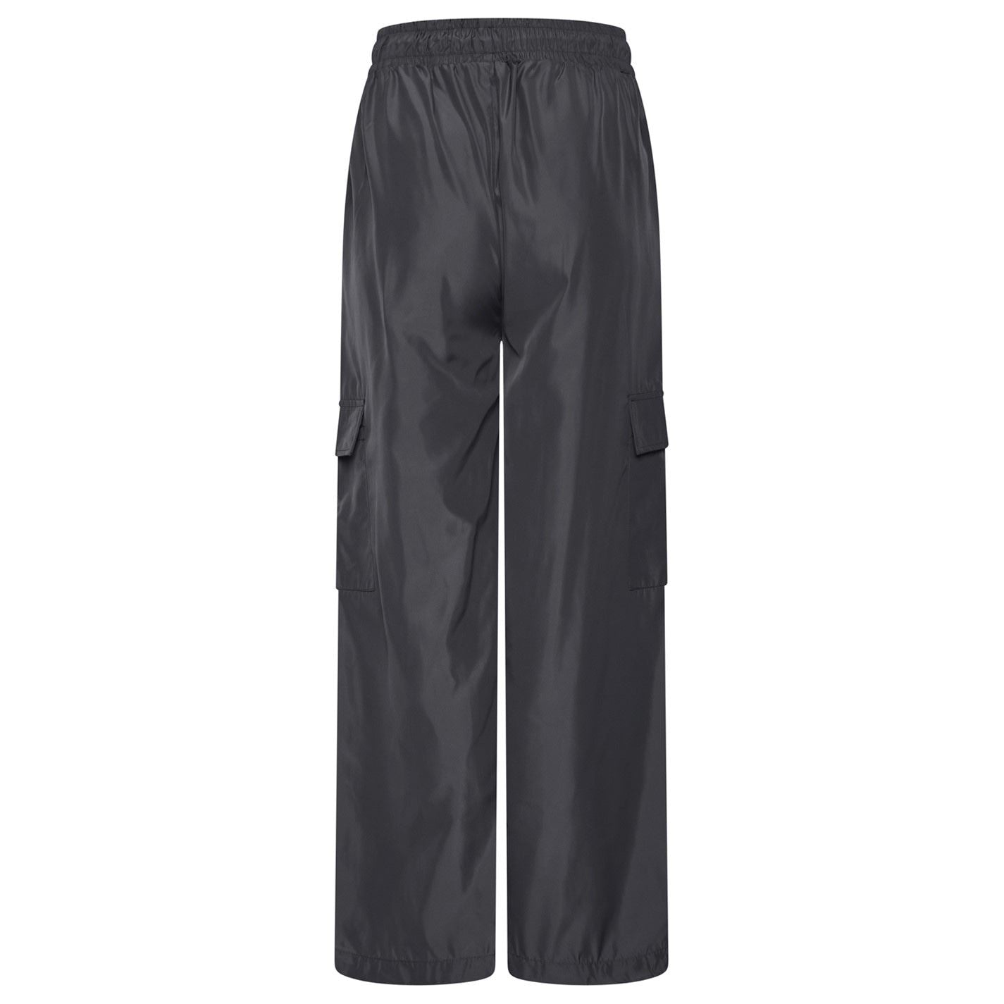Gym King Satin Side Pocket Solid Patterned Combat Pants
