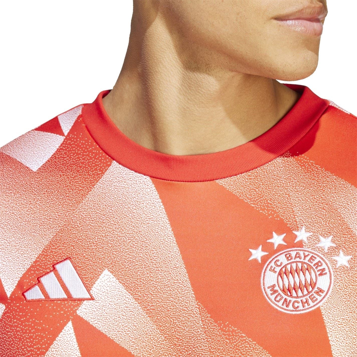 adidas Bayern Munich Pre Match Warm Top 2023 2024 Adults