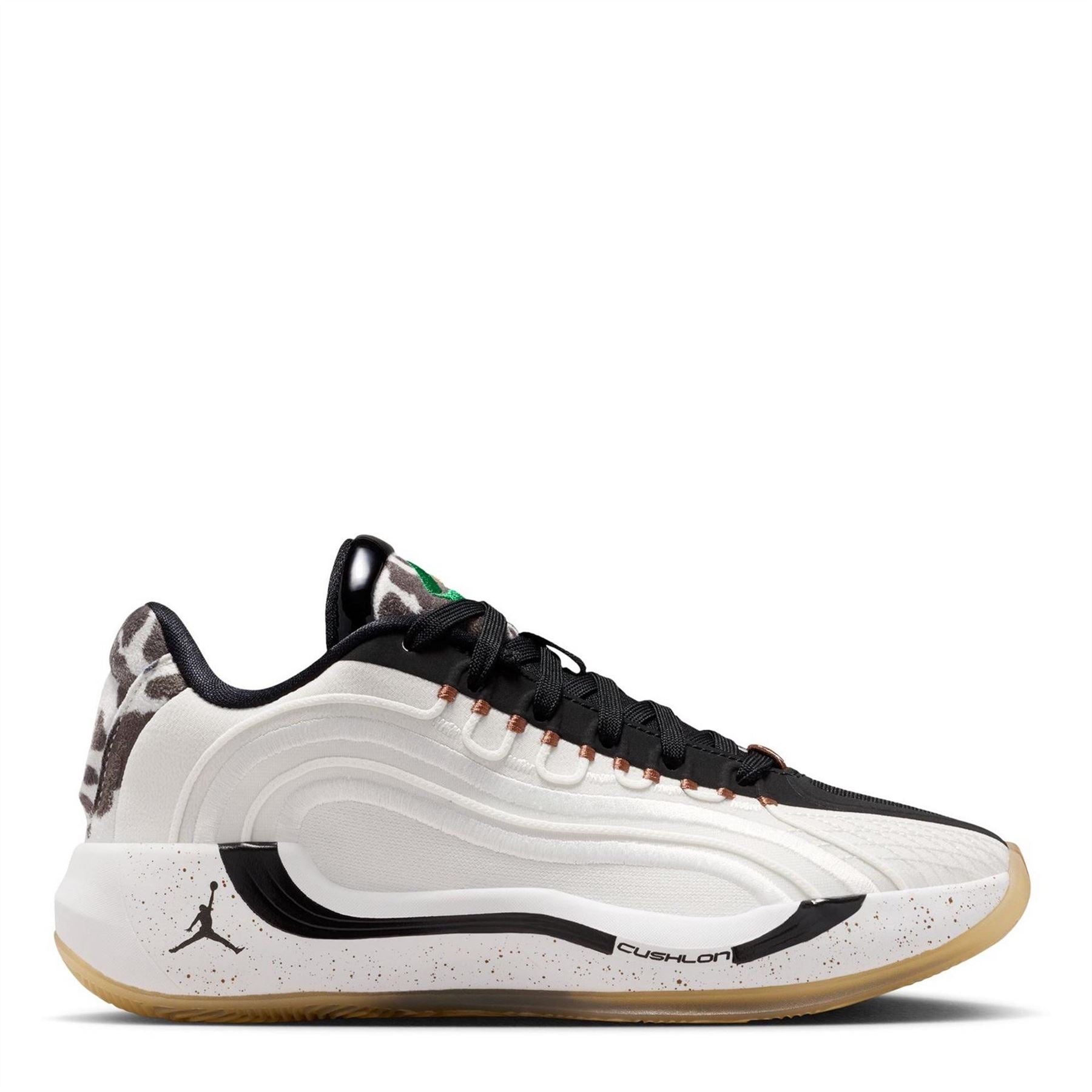 Air Jordan Luka 4 Graphic Print Low Top Sneakers