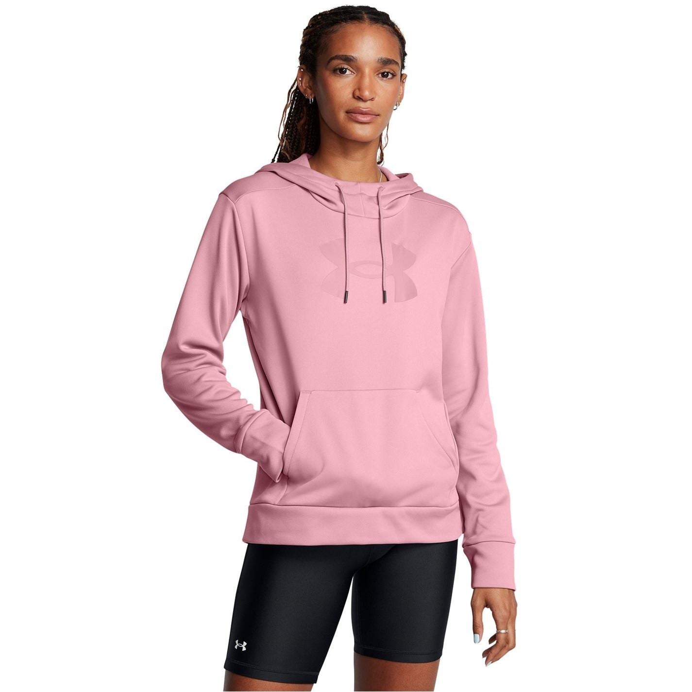 Under Armour Hooded Neck Long Sleeve Fleece Top