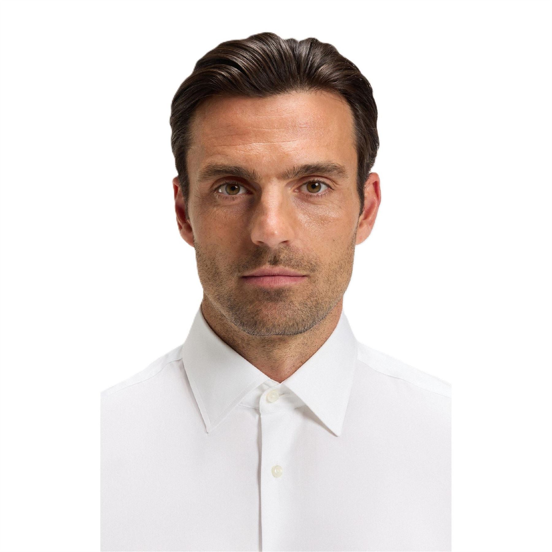 Boss Joe Collared Neck Point Collar Long Sleeve Shirt