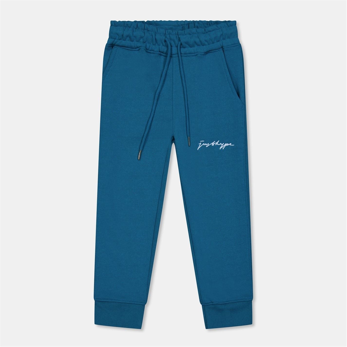 Hype Regular Fit Joggers with Ribbed Cuff