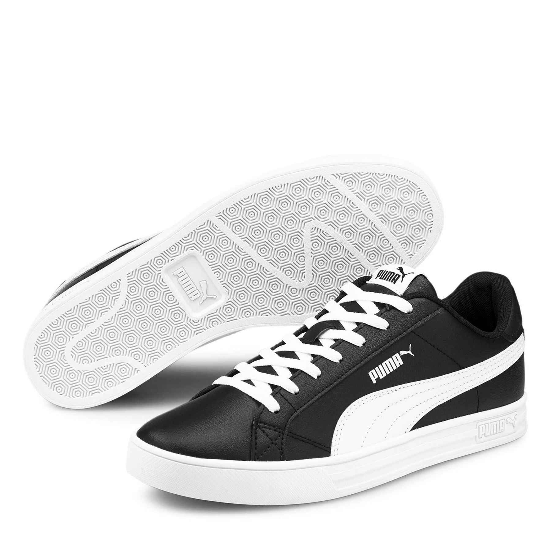 Puma Mens Smash Vulcan 3 Low Trainers
