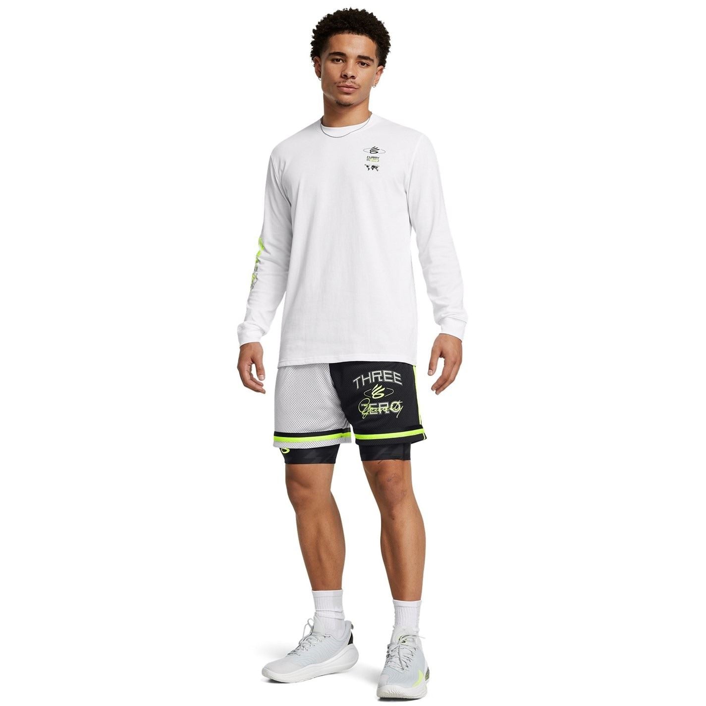 Under Armour Curry Verbiage Heavyweight Long Sleeve T-Shirt Adults