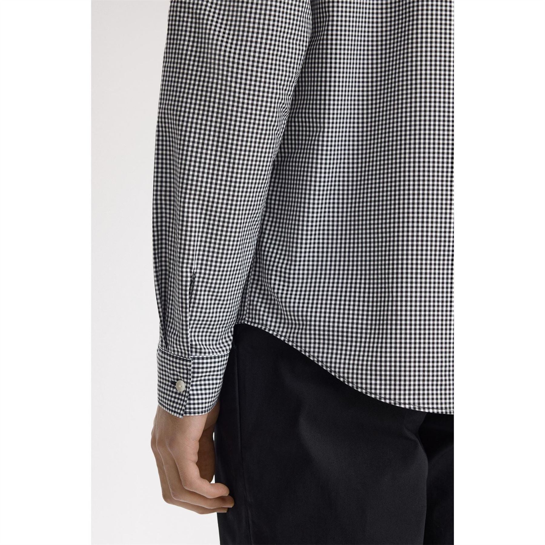 Fred Perry Long Sleeve Patterned Shirt