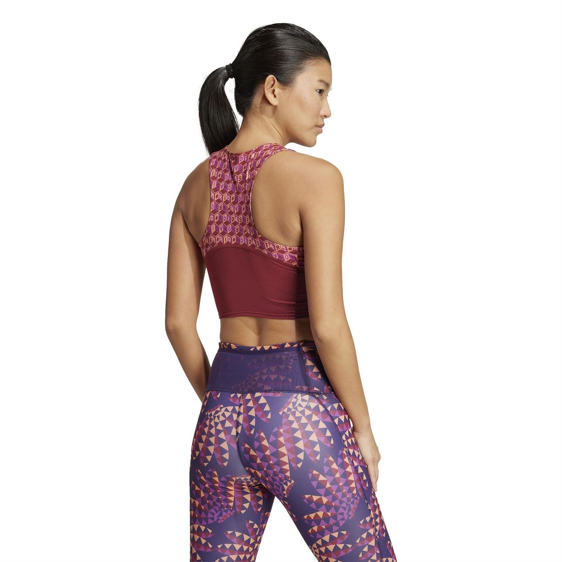 adidas Womens Adizero X Farm Crop Top
