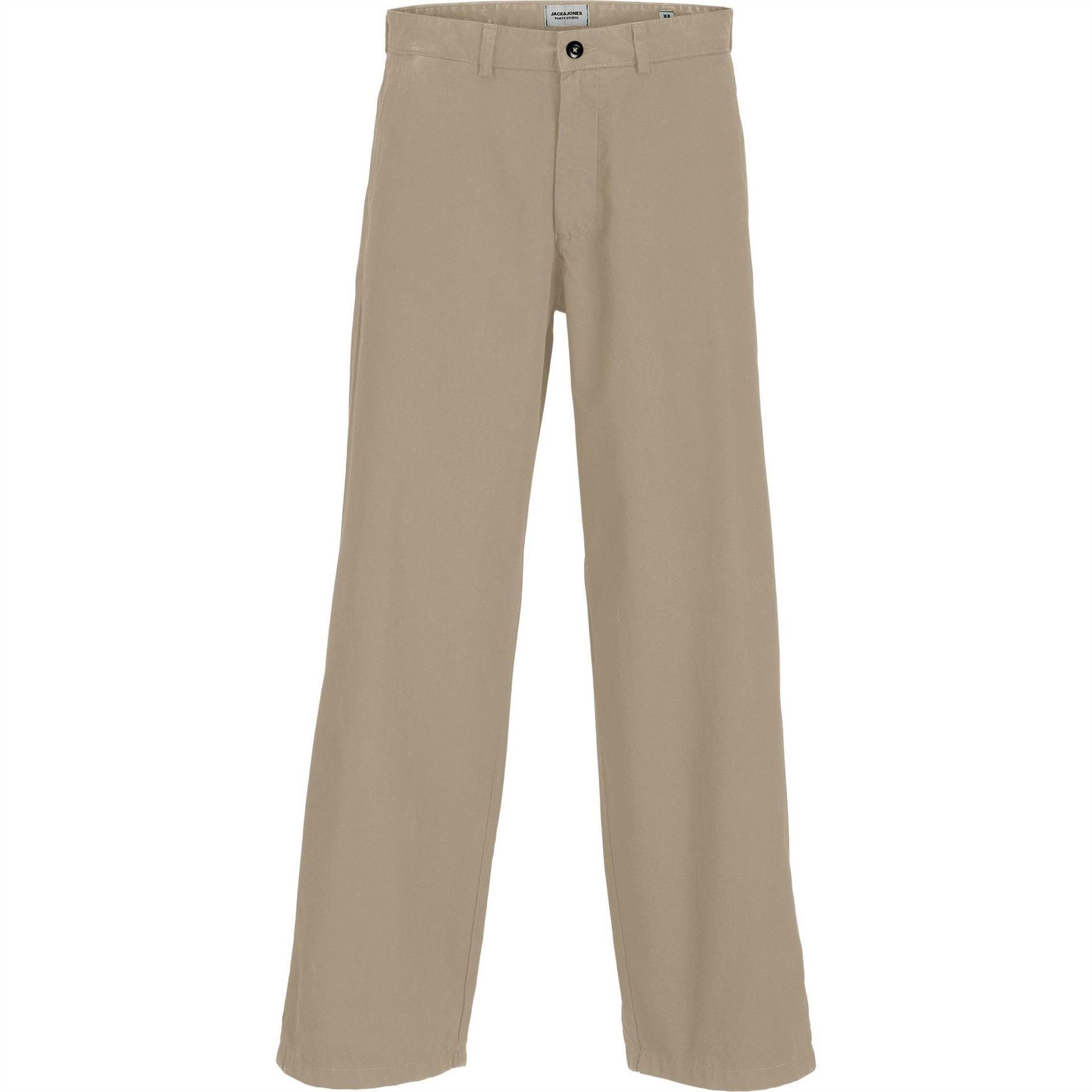 Jack and Jones Solid Patterned Straight Chinos