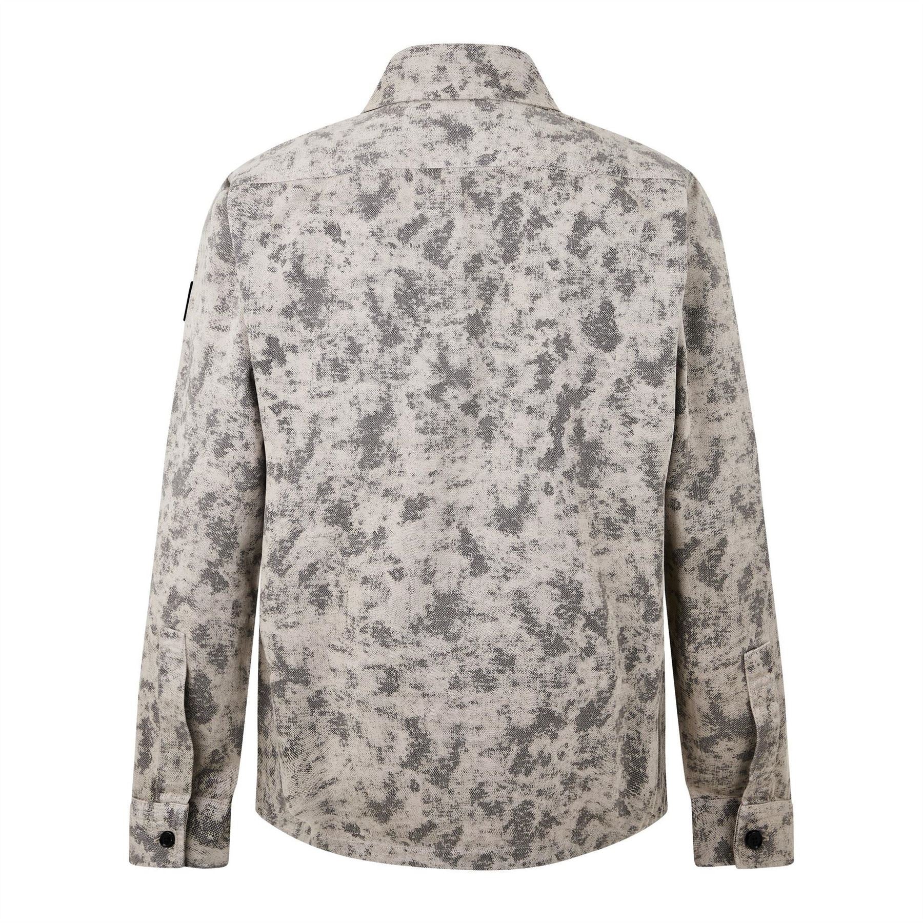 Boss Collared Neck Long Sleeve Regular Fit Overshirt
