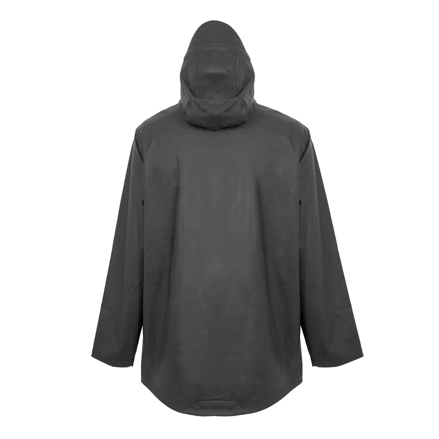 Hunter Jo Hooded Snap Button Solid Patterned Rain Jacket