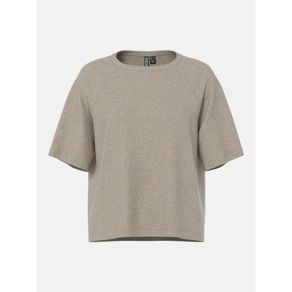Pieces Crew Neck Raglan Short Sleeve Regular Fit Sweater
